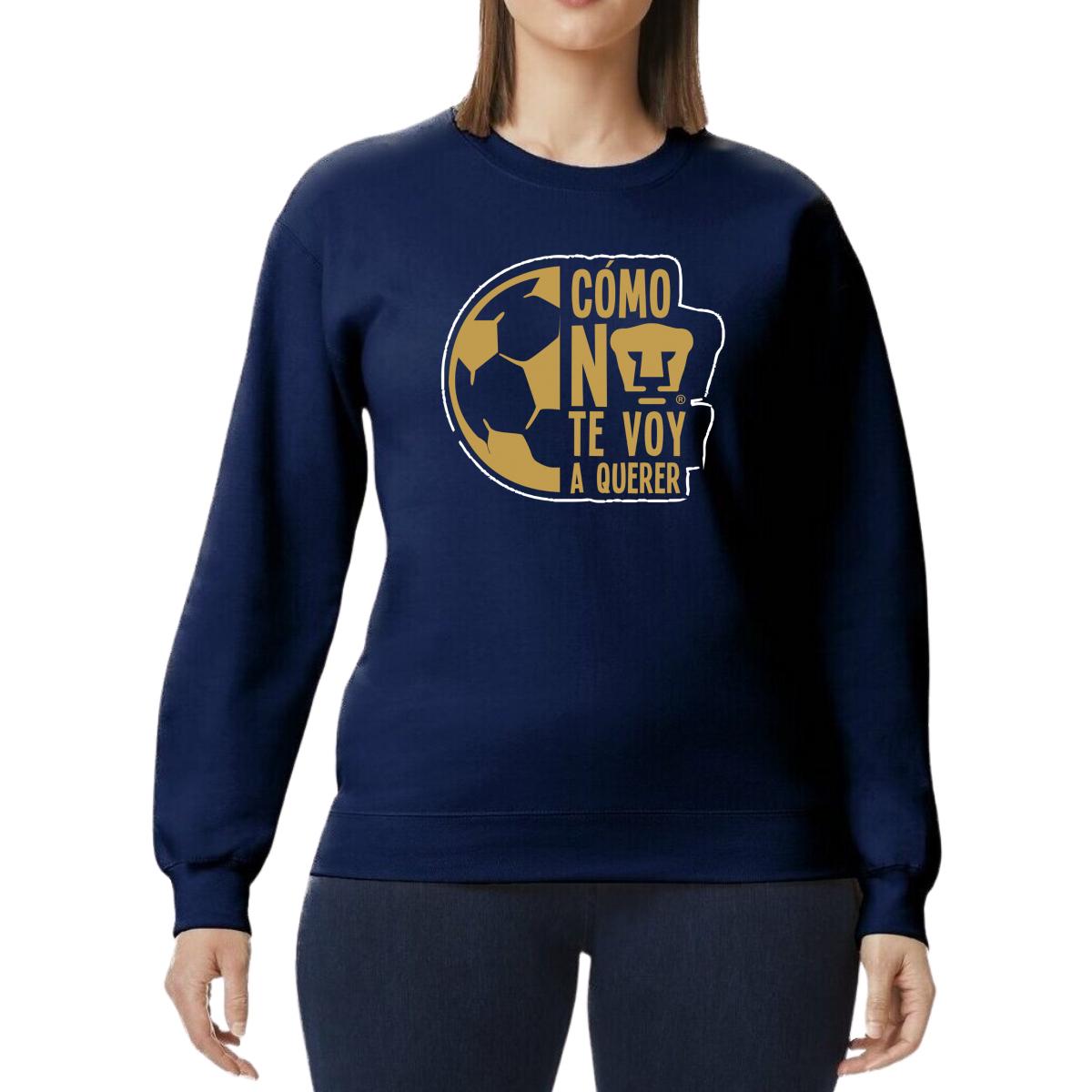 Sudadera Mujer Pumas UNAM Medio balón