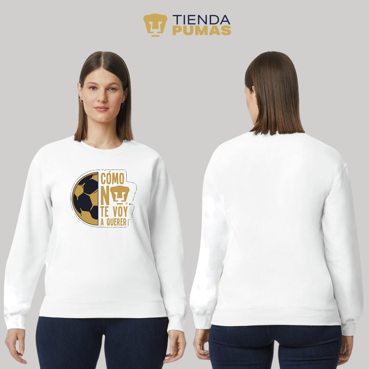 Sudadera Mujer Pumas UNAM Medio balón