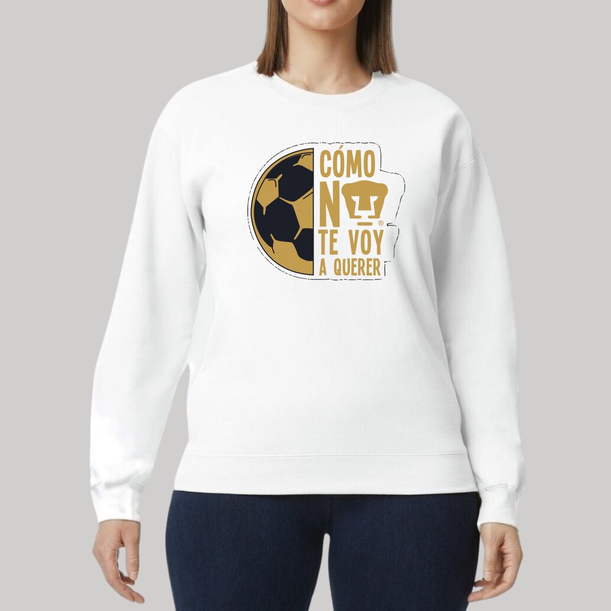 Sudadera Mujer Pumas UNAM Medio balón