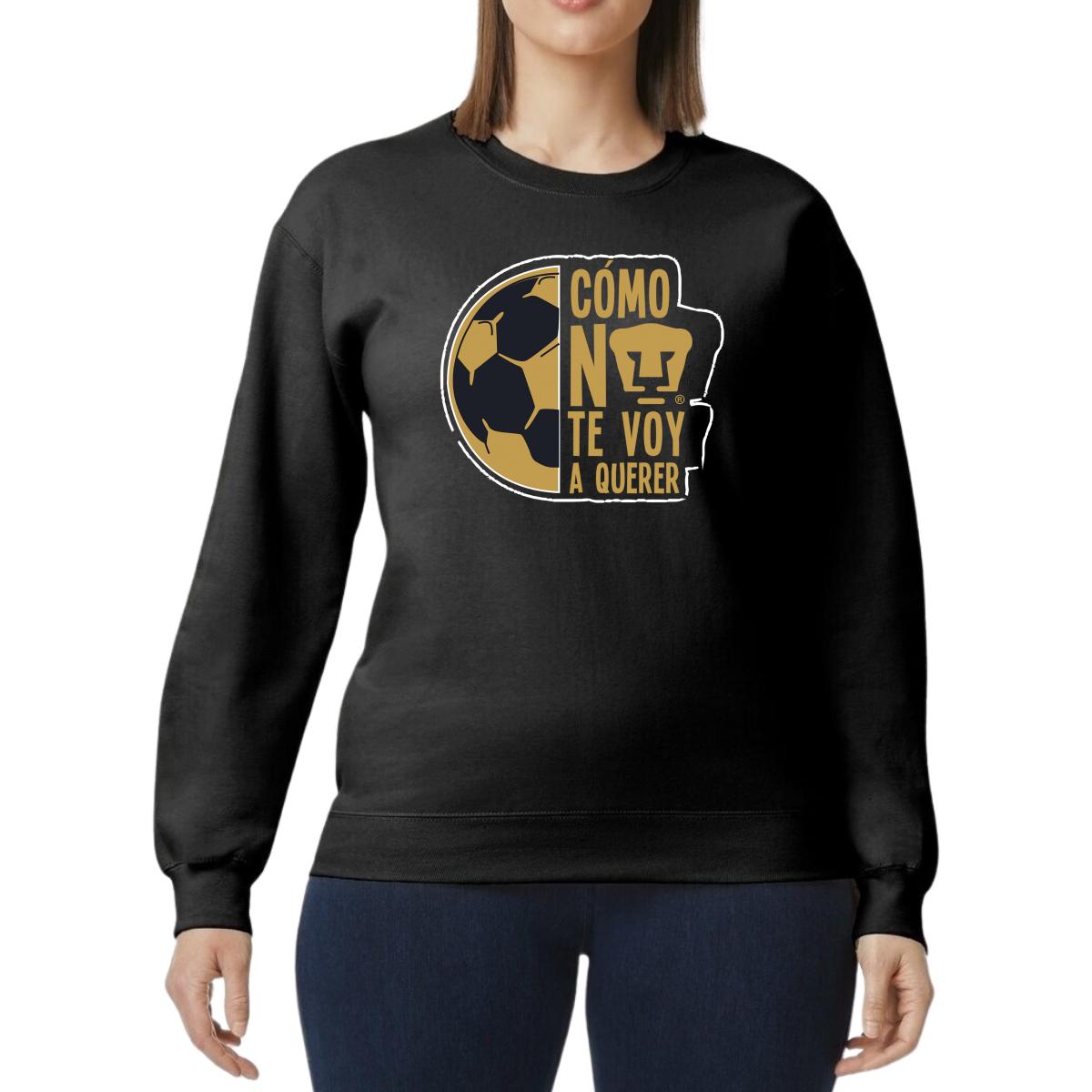 Sudadera Mujer Pumas UNAM Medio balón