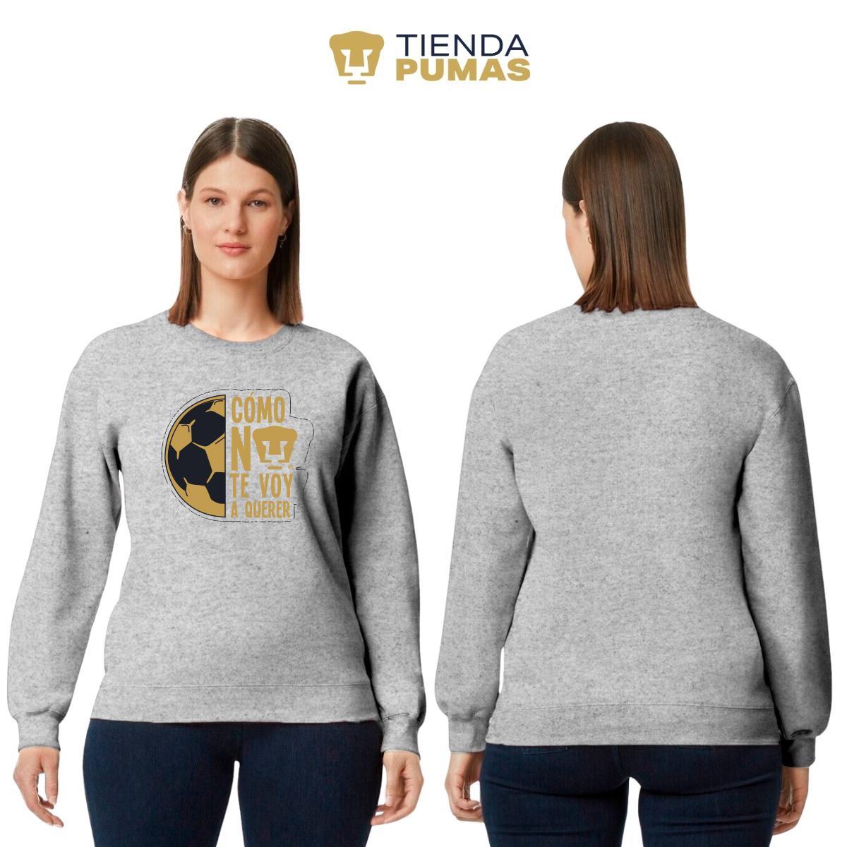 Sudadera Mujer Pumas UNAM Medio balón