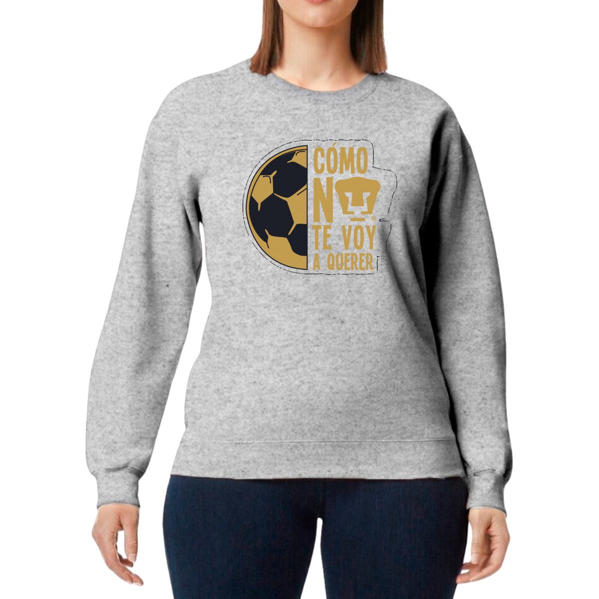 Sudadera Mujer Pumas UNAM Medio balón