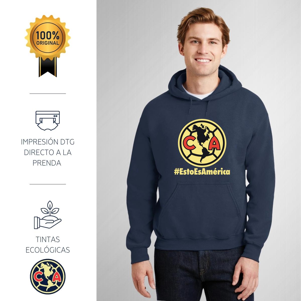 Sudadera Hombre Hoodie América Esto es América