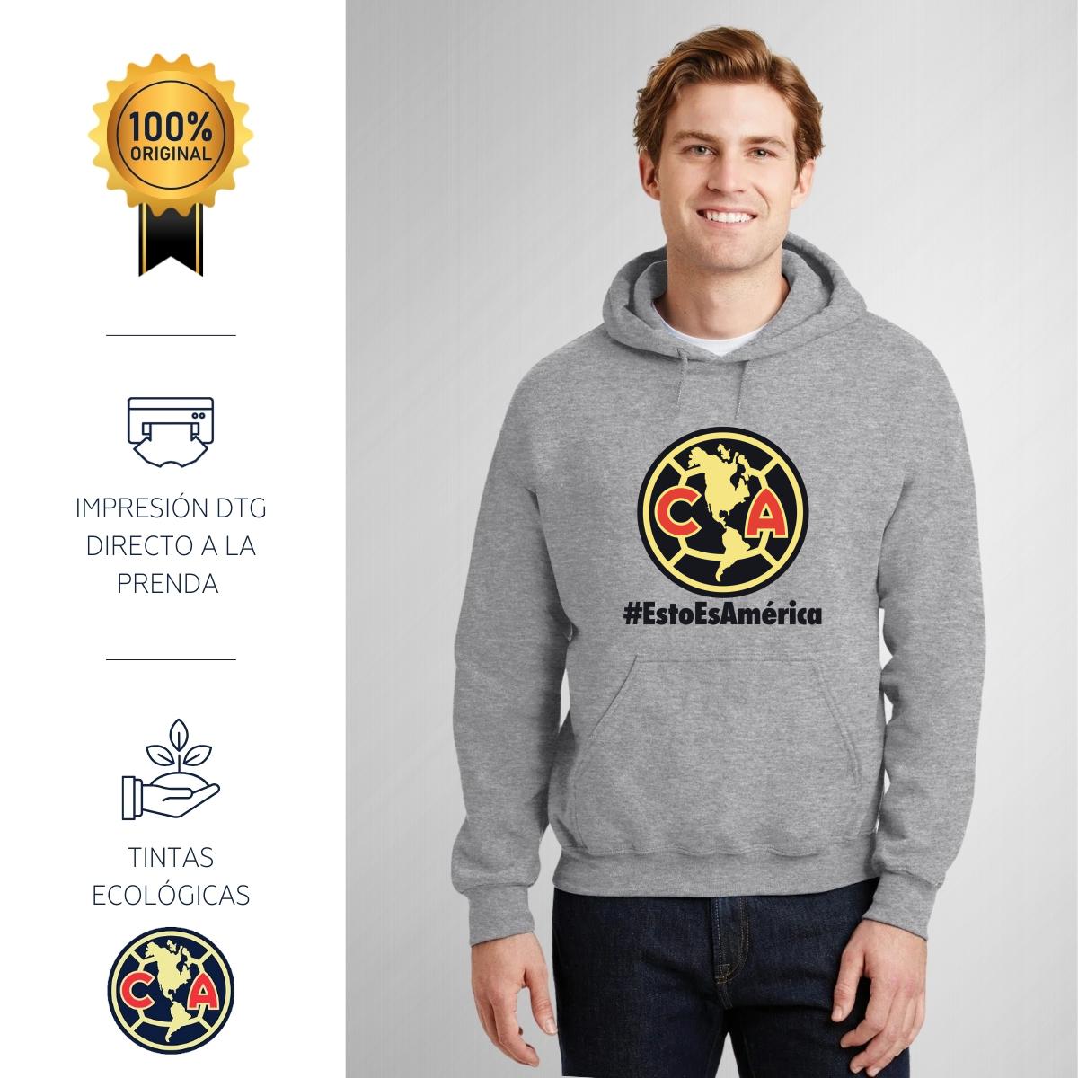 Sudadera Hombre Hoodie América Esto es América