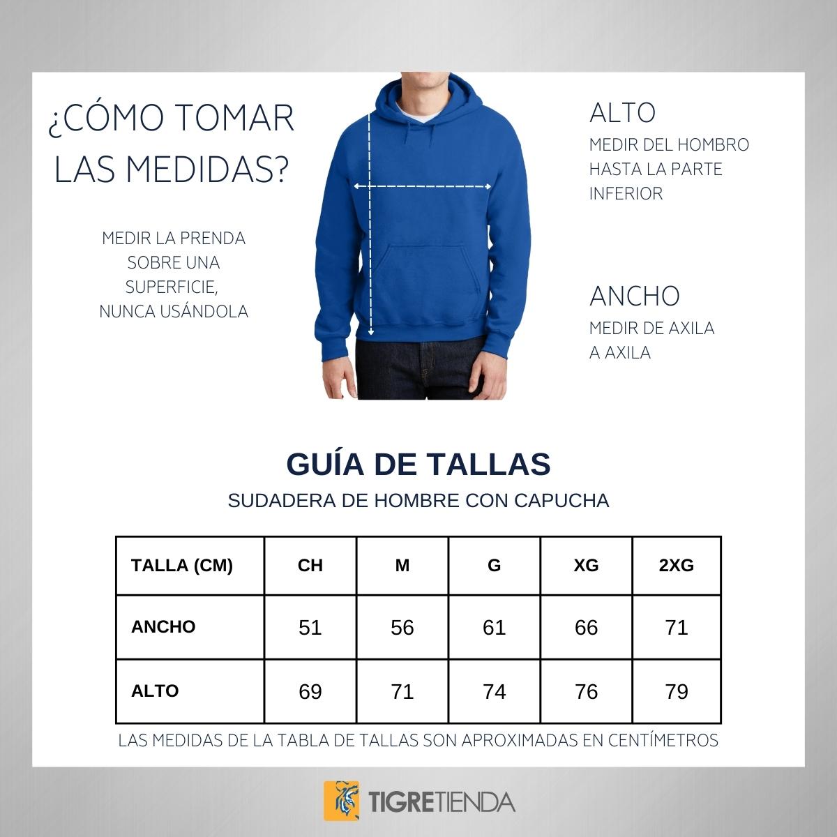 Sudadera Hombre Hoodies  Tigres UANL Esto es Tigres