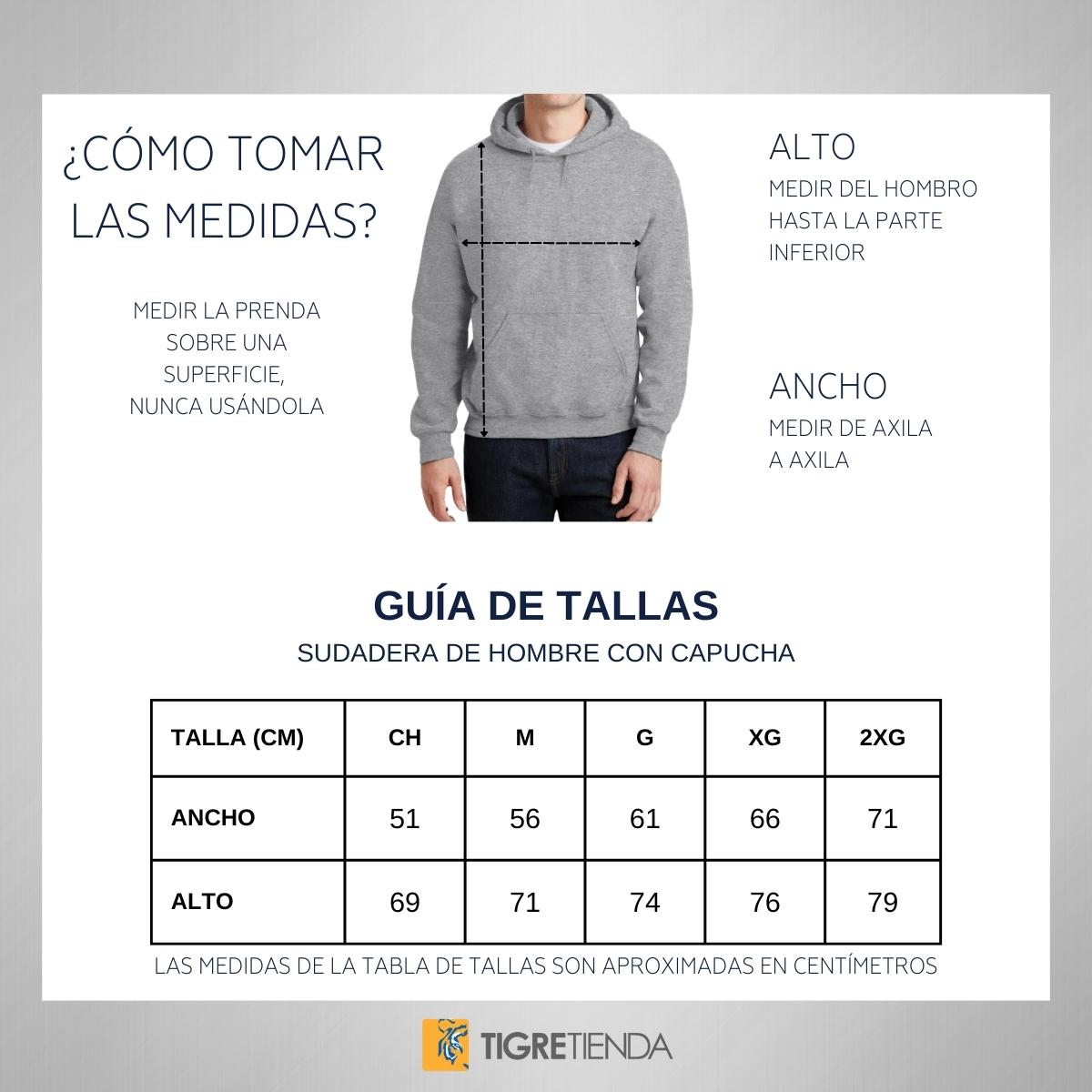 Sudadera Hombre Hoodies  Tigres UANL Esto es Tigres