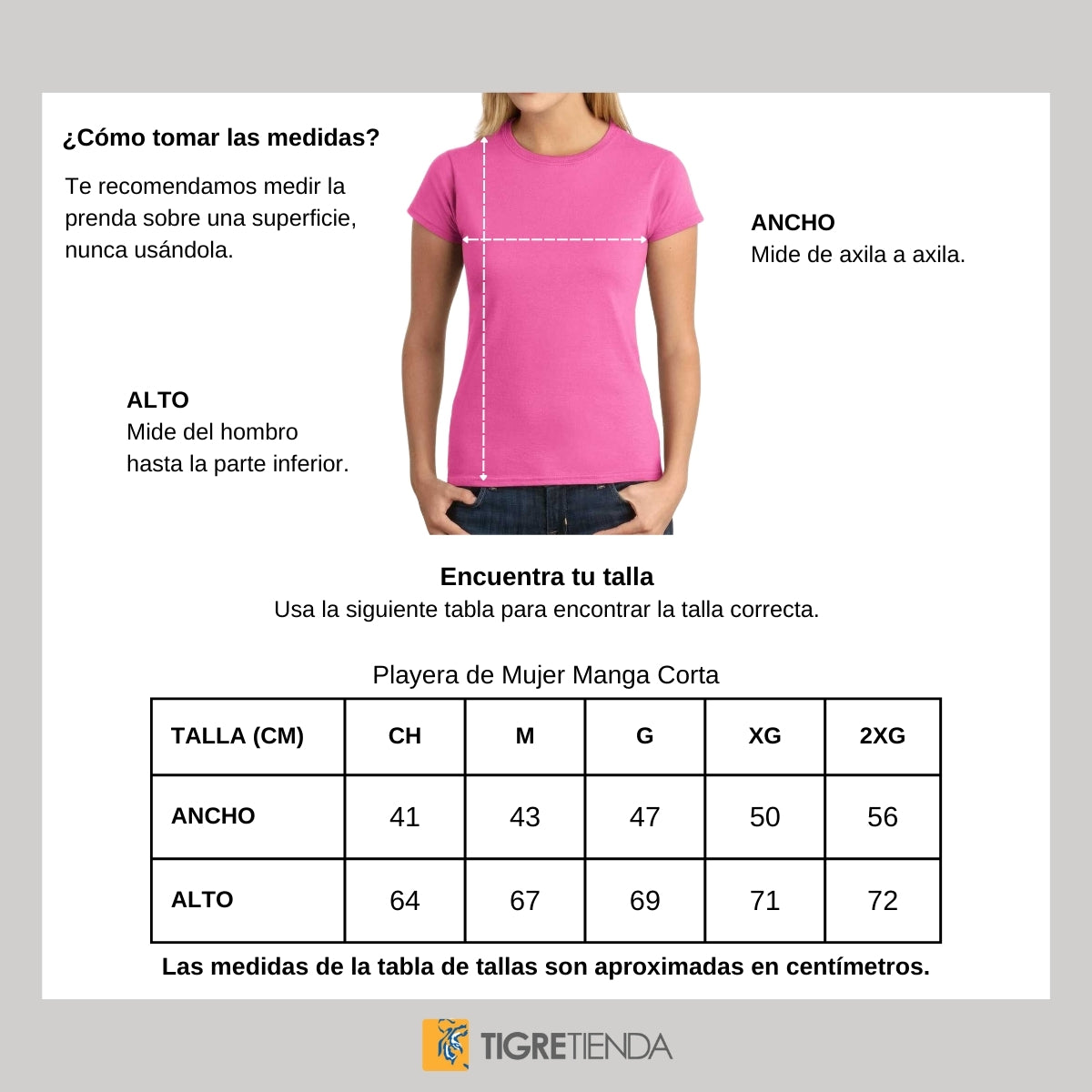 Playera Mujer Tigres UANL Rosa Cáncer Mama