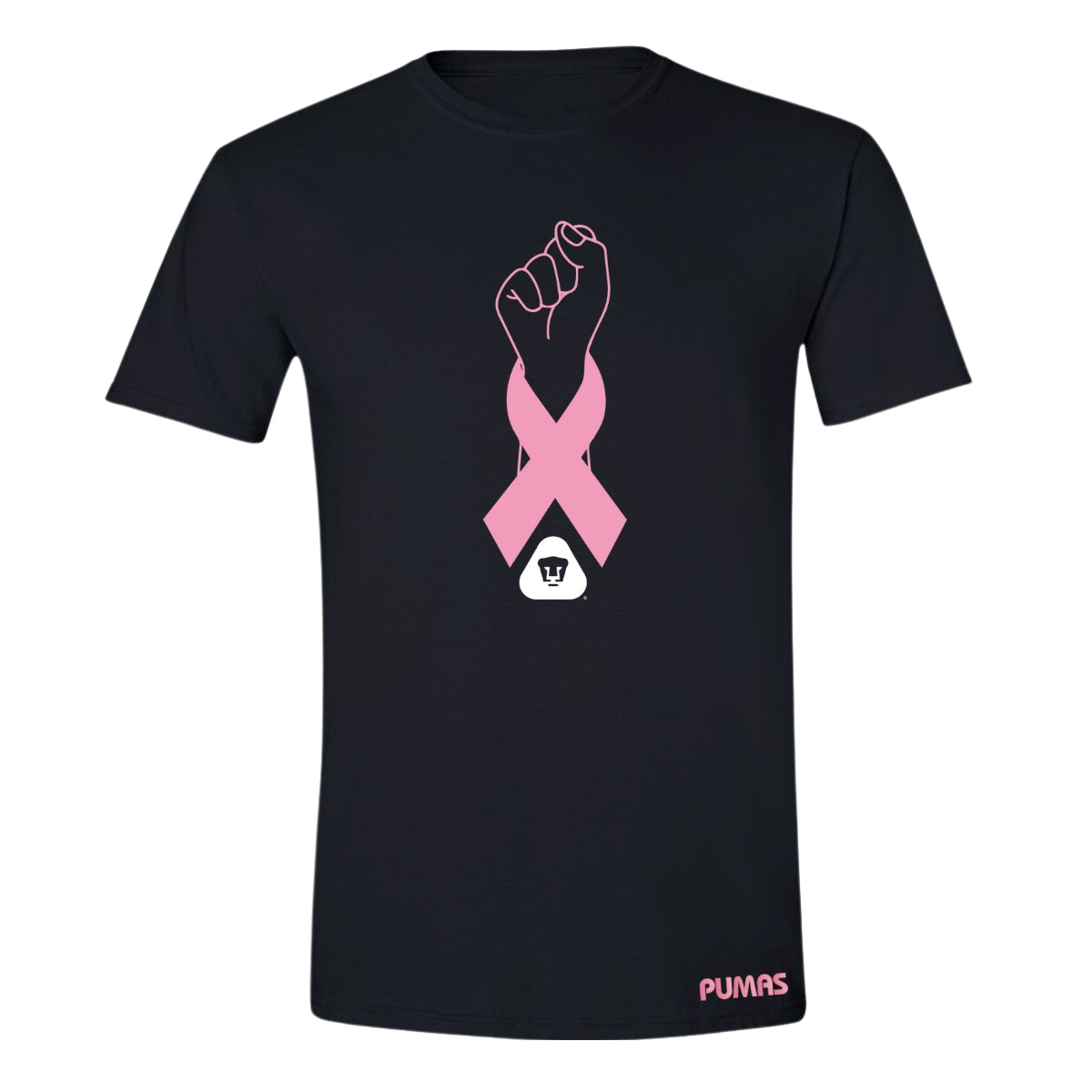 Playera Hombre Pumas UNAM Lucha Cáncer Mama