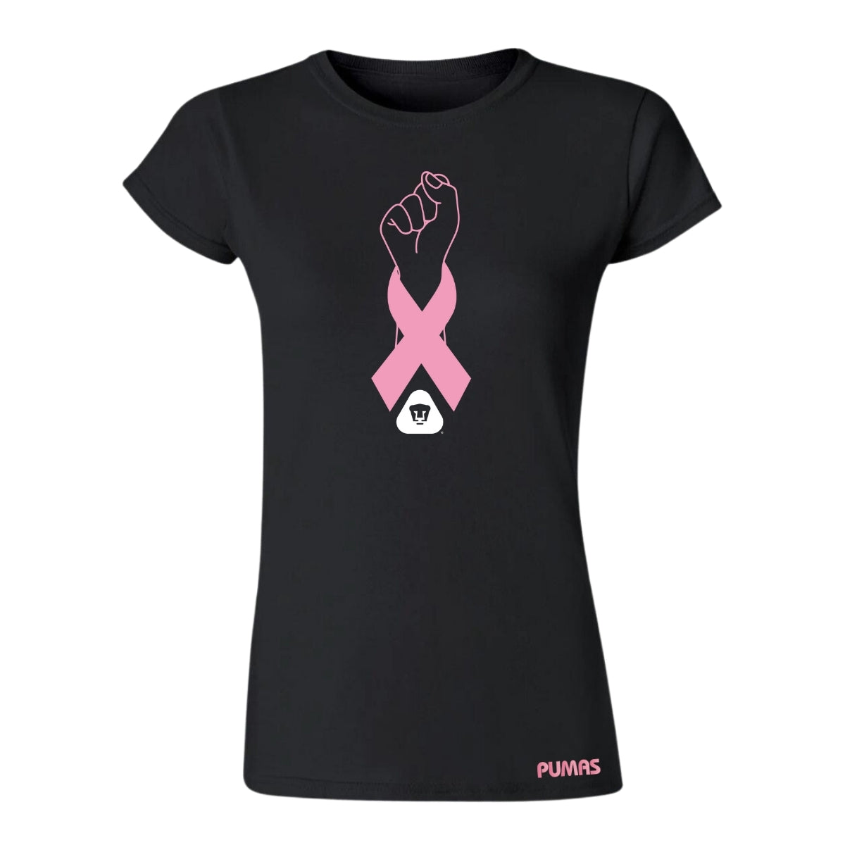 Playera Mujer Pumas UNAM Lucha Cáncer Mama