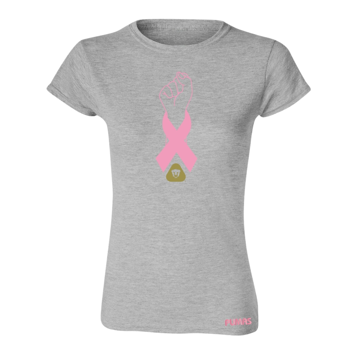 Playera Mujer Pumas UNAM Lucha Cáncer Mama