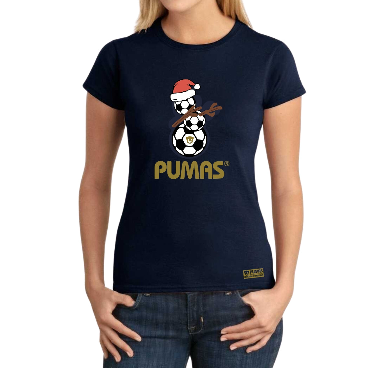 Playera Mujer Pumas UNAM Mono de nieve