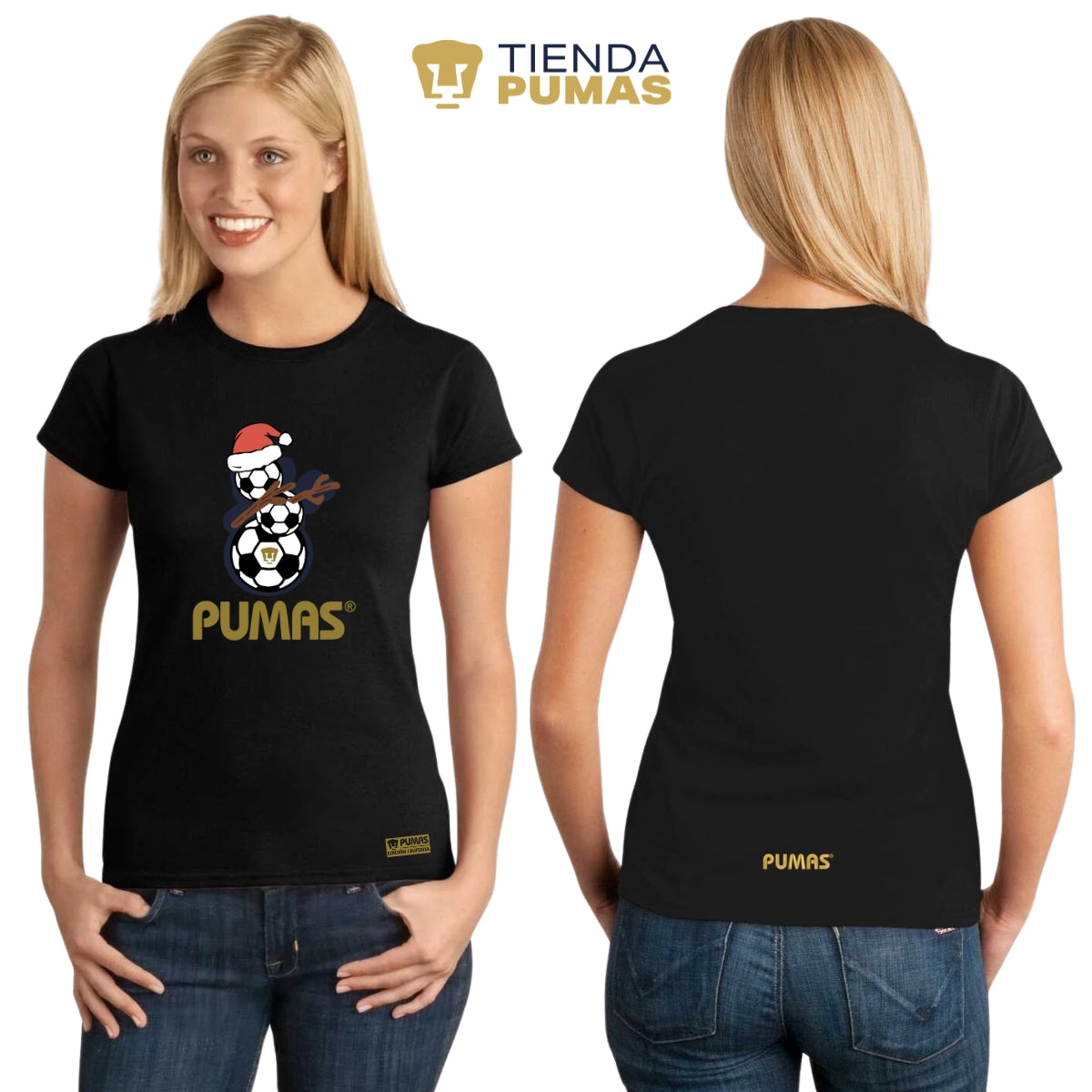 Playera Mujer Pumas UNAM Mono de nieve