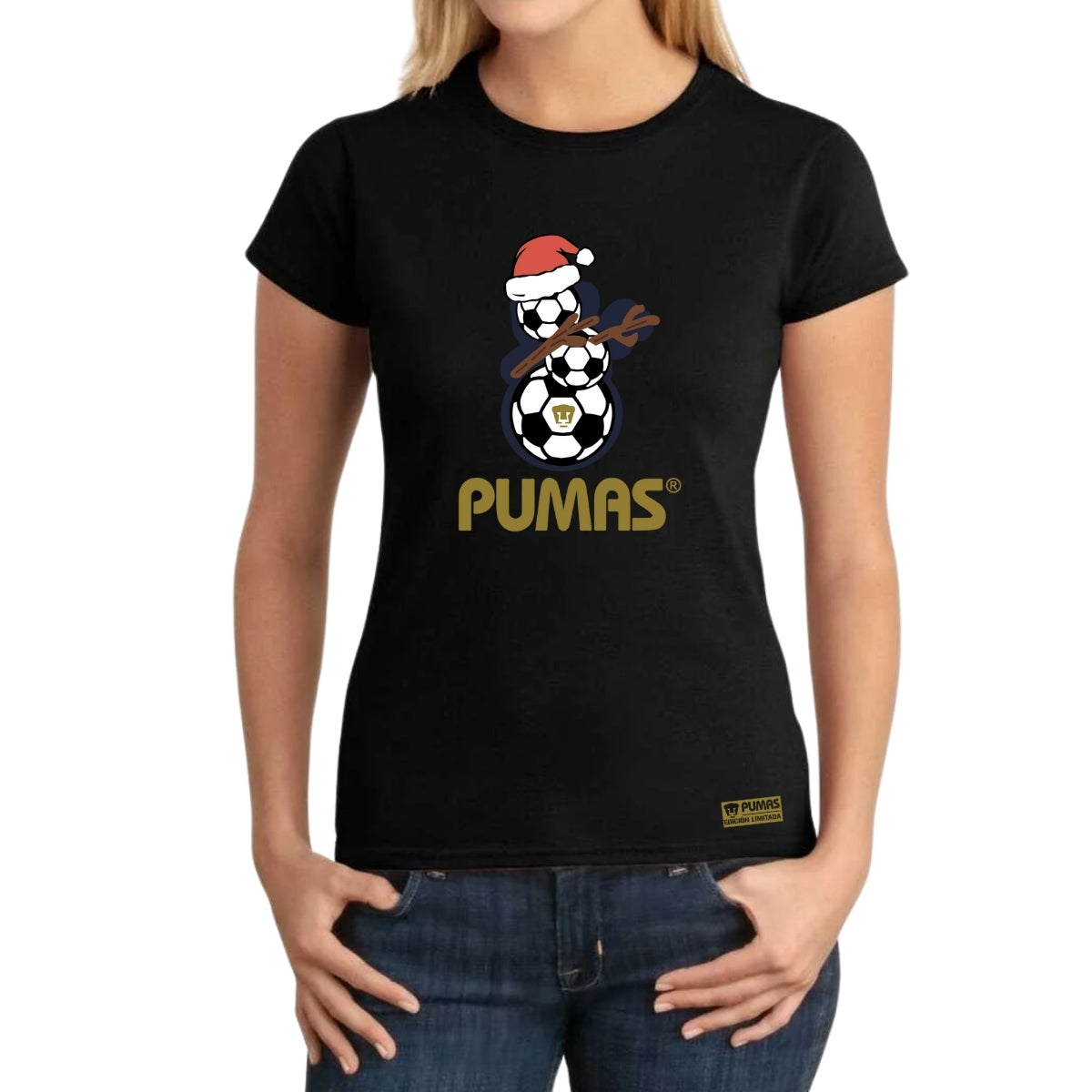 Playera Mujer Pumas UNAM Mono de nieve