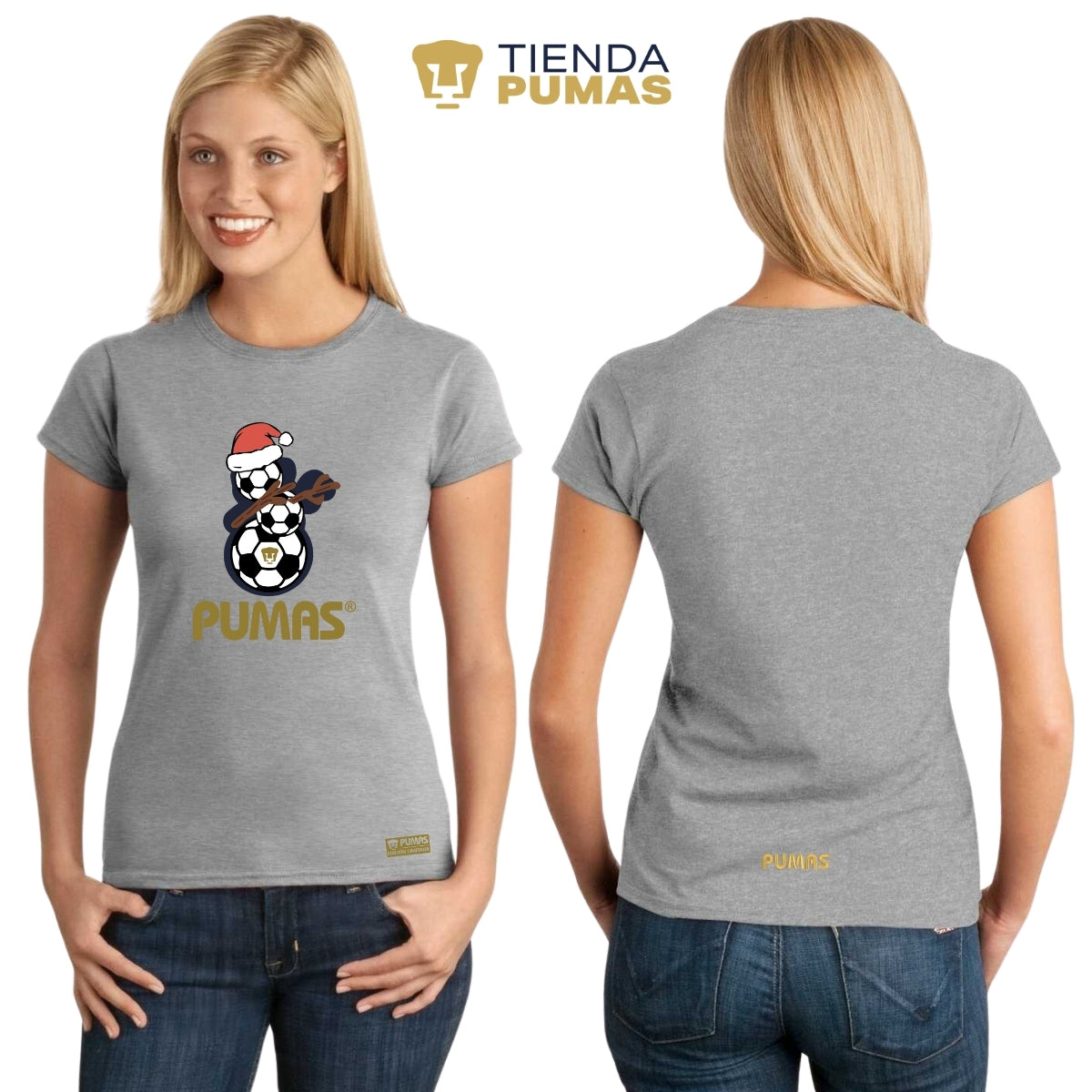 Playera Mujer Pumas UNAM Mono de nieve