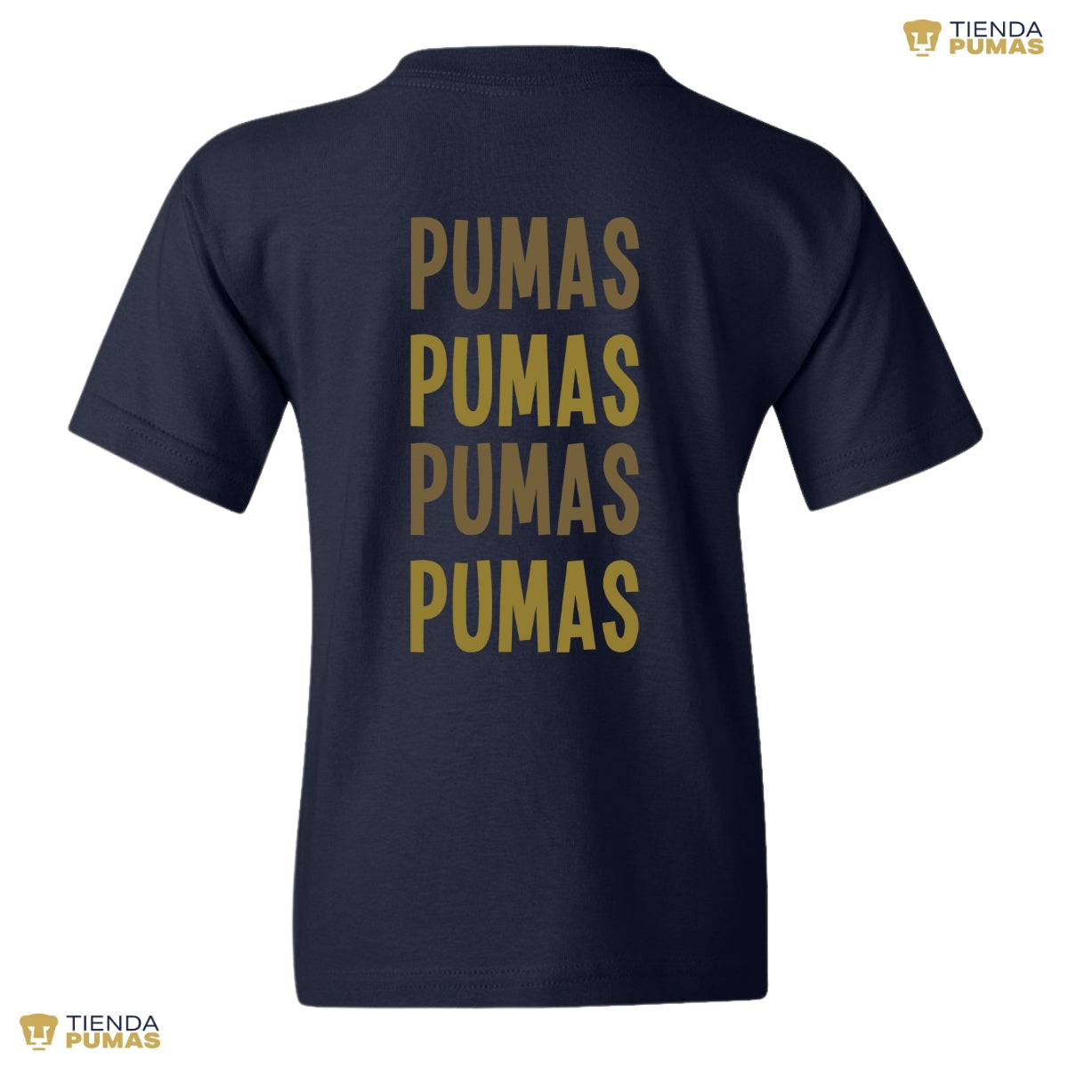 Playera Niños Pumas UNAM Cuádruple Pumas