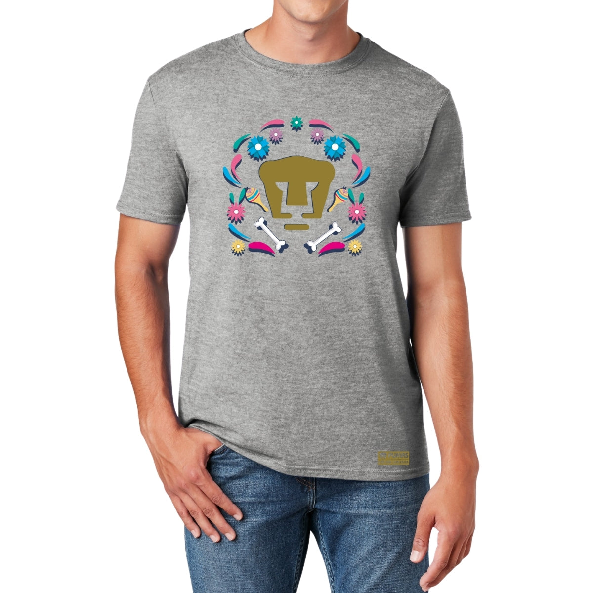 Playera Hombre Pumas UNAM Edición Especial Día de Muertos Festividad