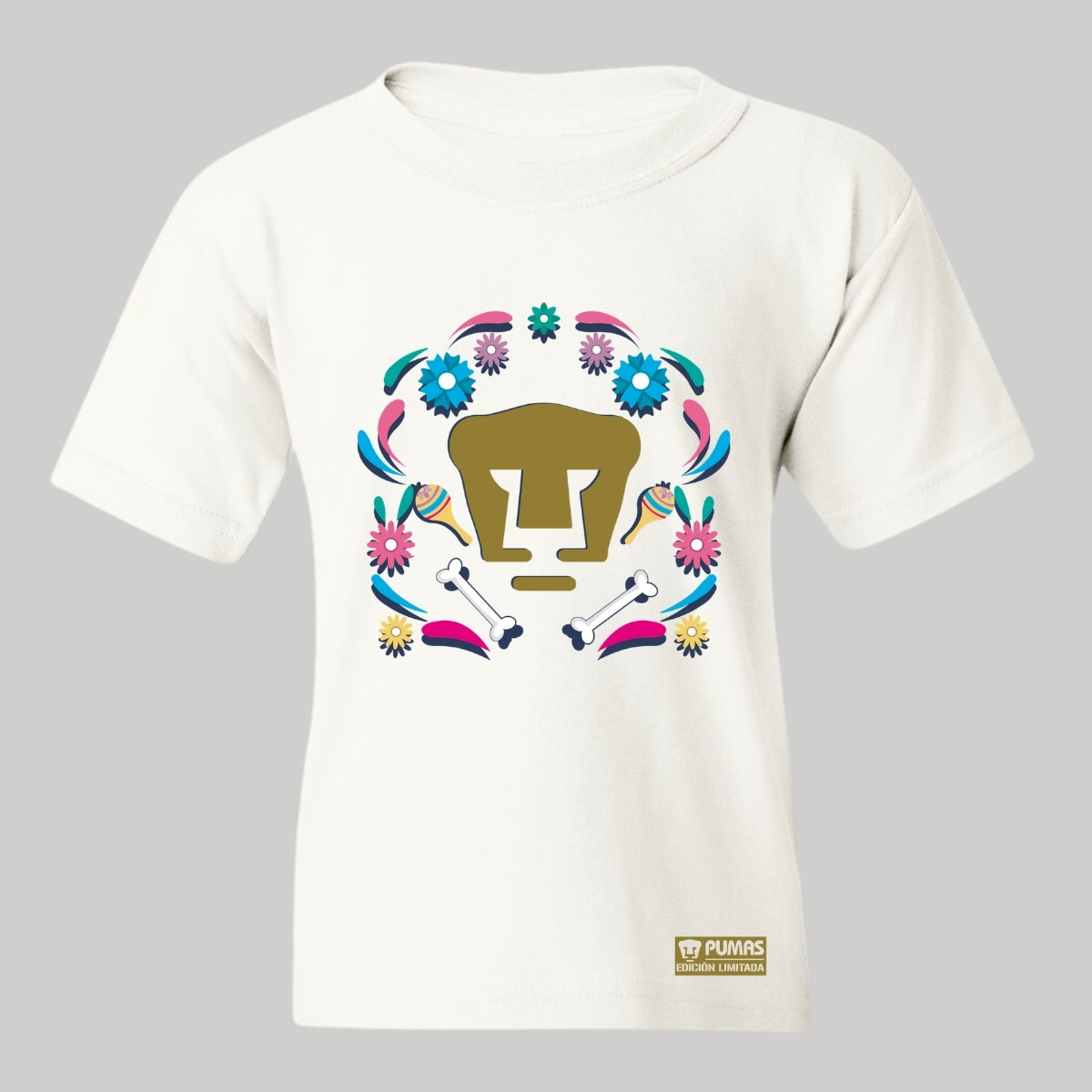 Playera Niños Pumas UNAM Edición Especial Día de Muertos Festividad