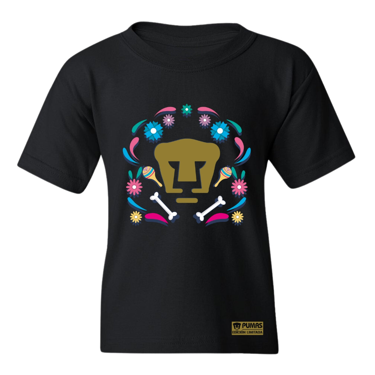 Playera Niños Pumas UNAM Edición Especial Día de Muertos Festividad