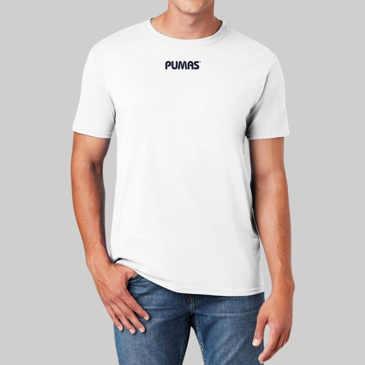 Playera Hombre Pumas UNAM Blank Dorado Azul