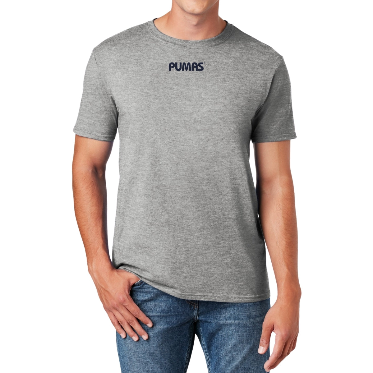 Playera Hombre Pumas UNAM Blank Dorado Azul