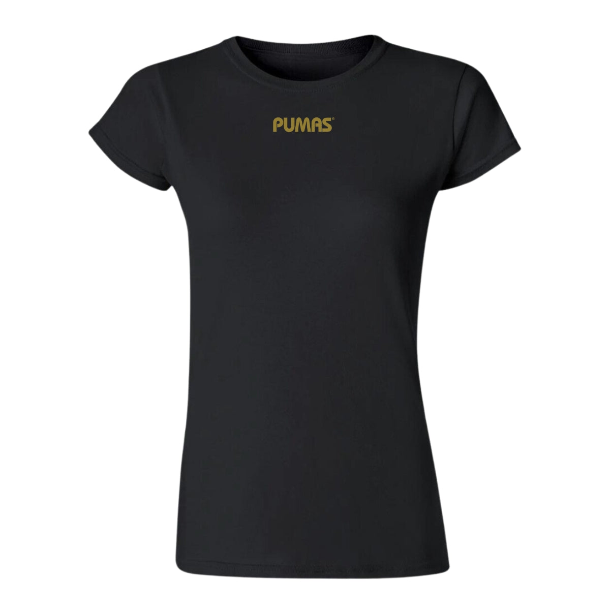 Playera Mexicana Mujer Pumas UNAM Blank Dorado Azul