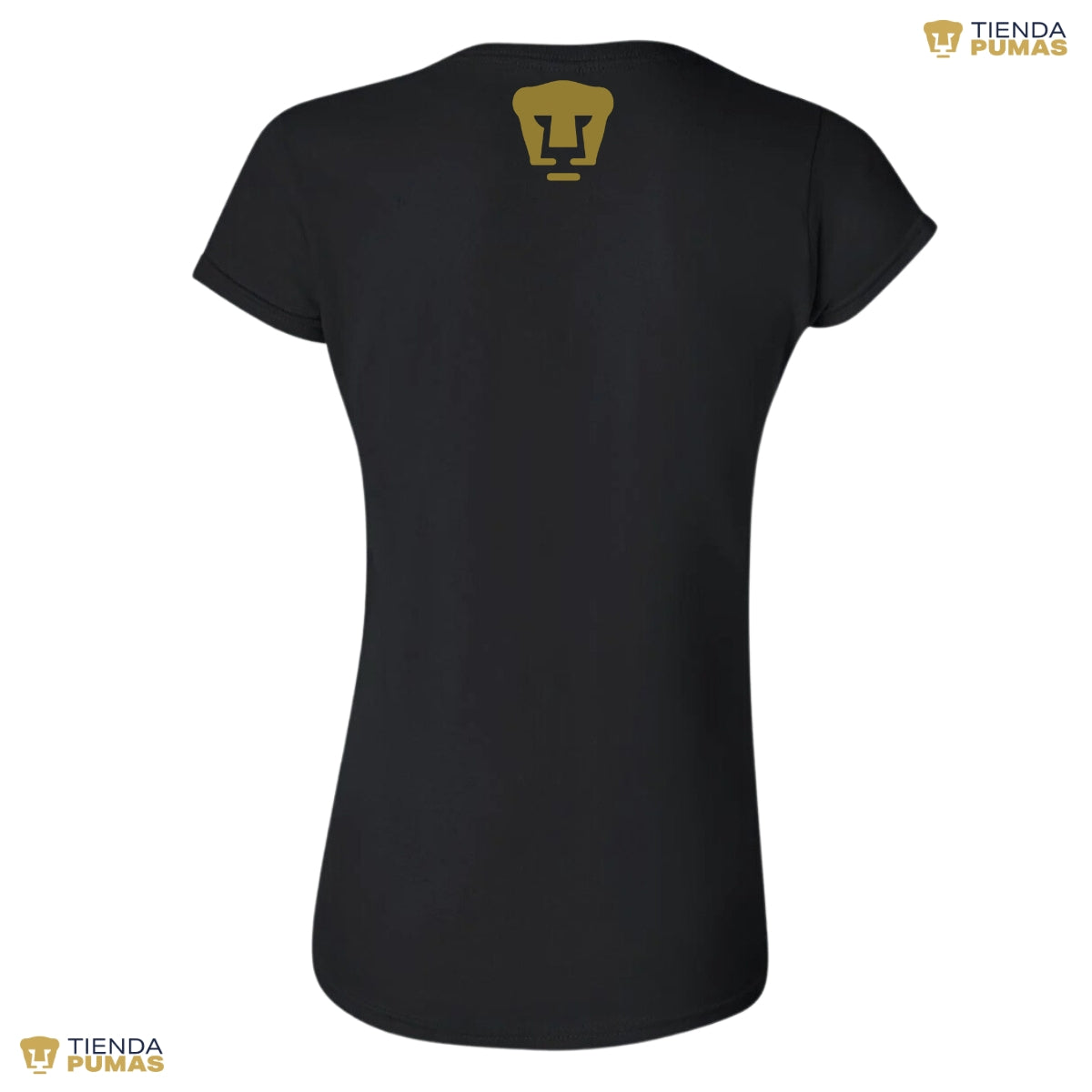 Playera Mexicana Mujer Pumas UNAM Blank Dorado Azul