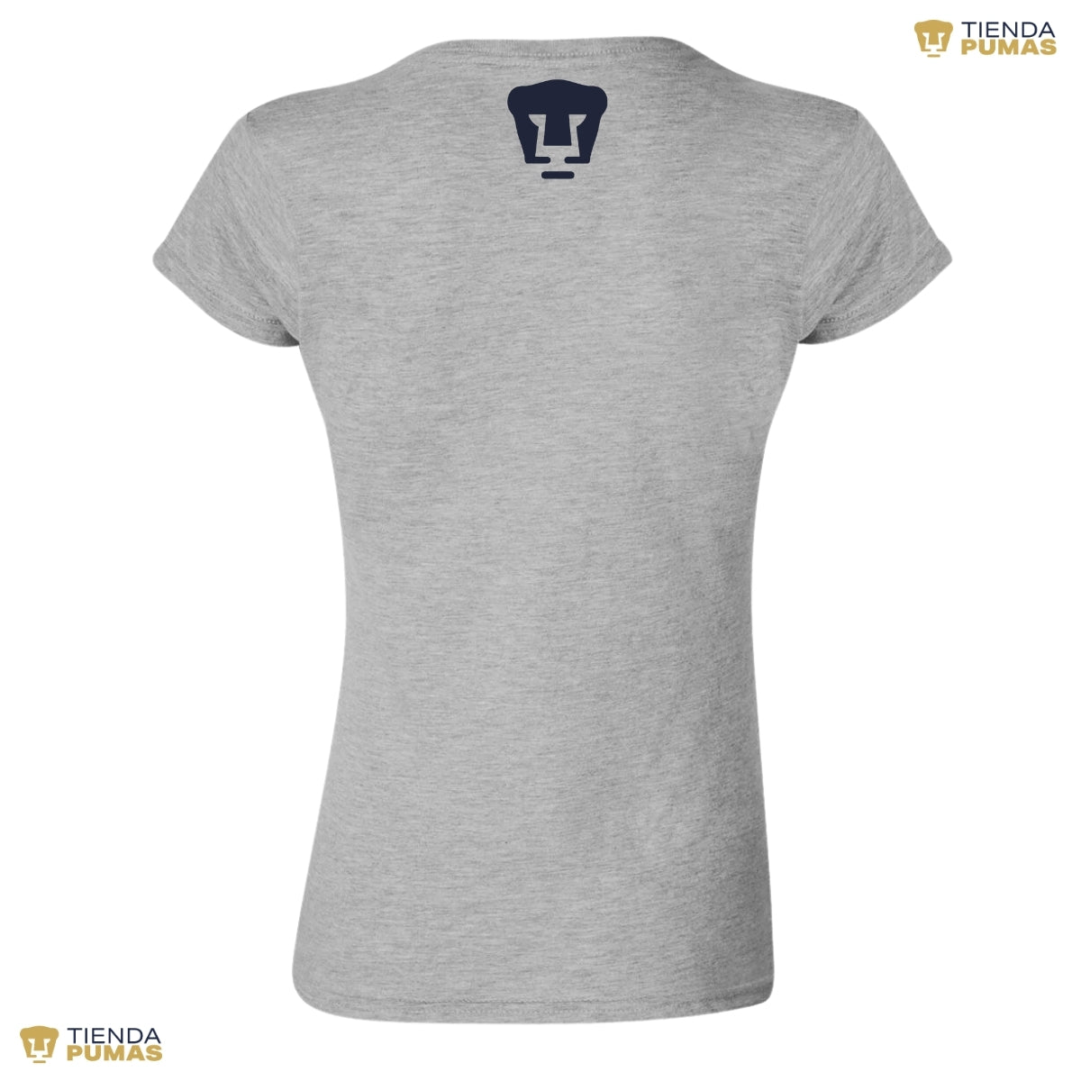 Playera Mexicana Mujer Pumas UNAM Blank Dorado Azul