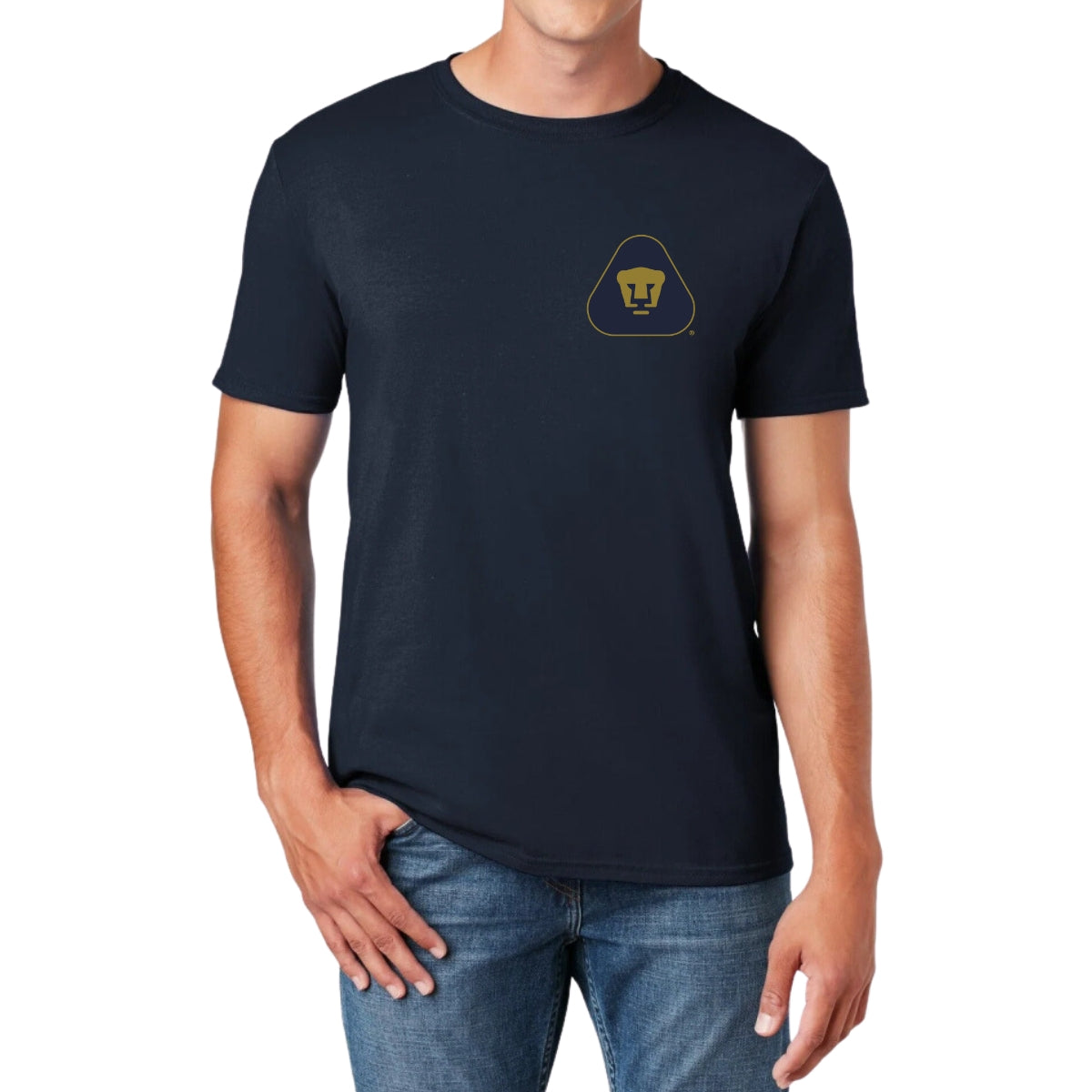 Playera Hombre Pumas UNAM Blank Triangular Paquete 3