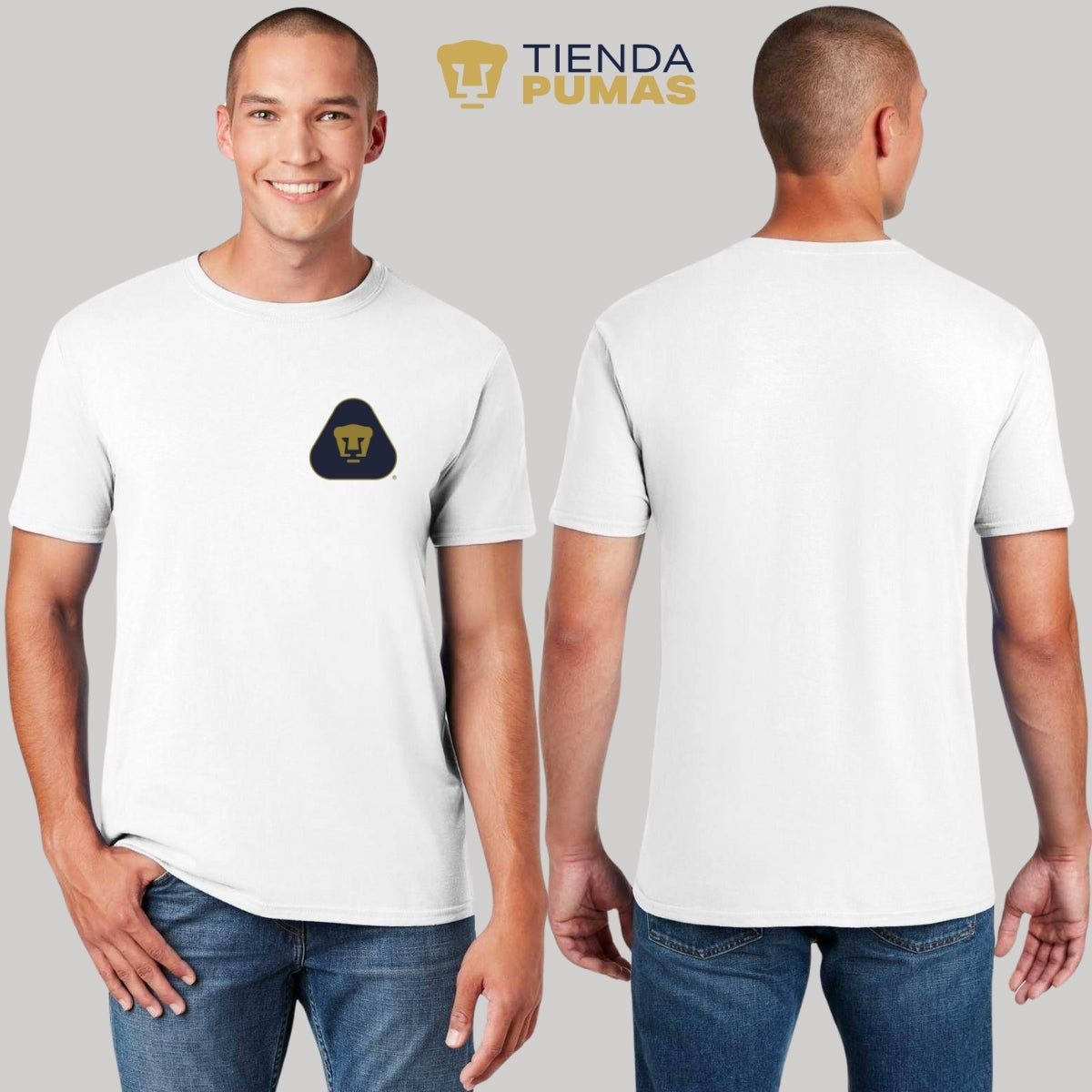 Playera Hombre Pumas UNAM Blank Triangular