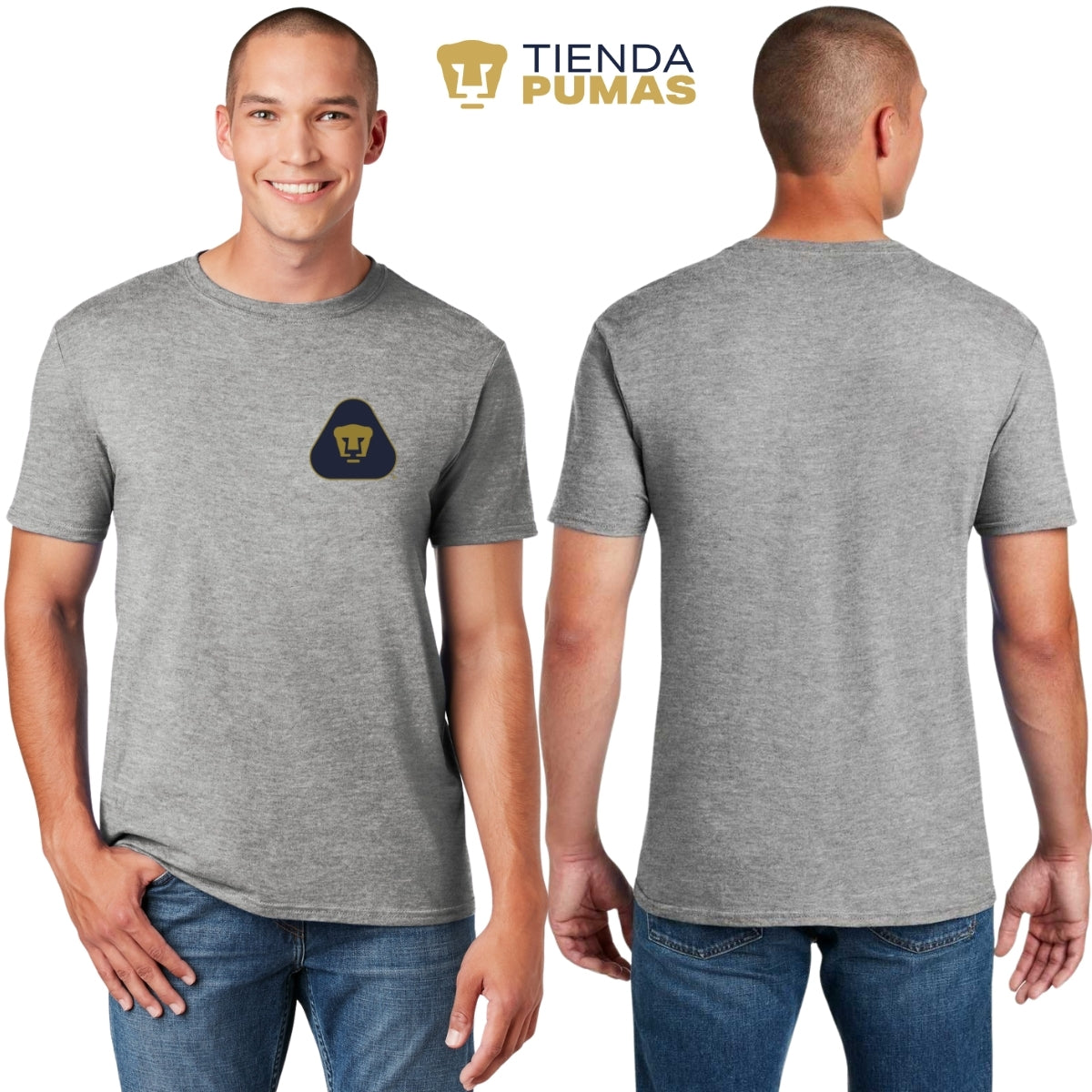 Playera Hombre Pumas UNAM Blank Triangular