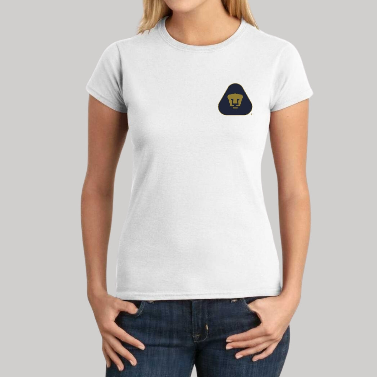 Playera Mujer Pumas UNAM Blank Triangular