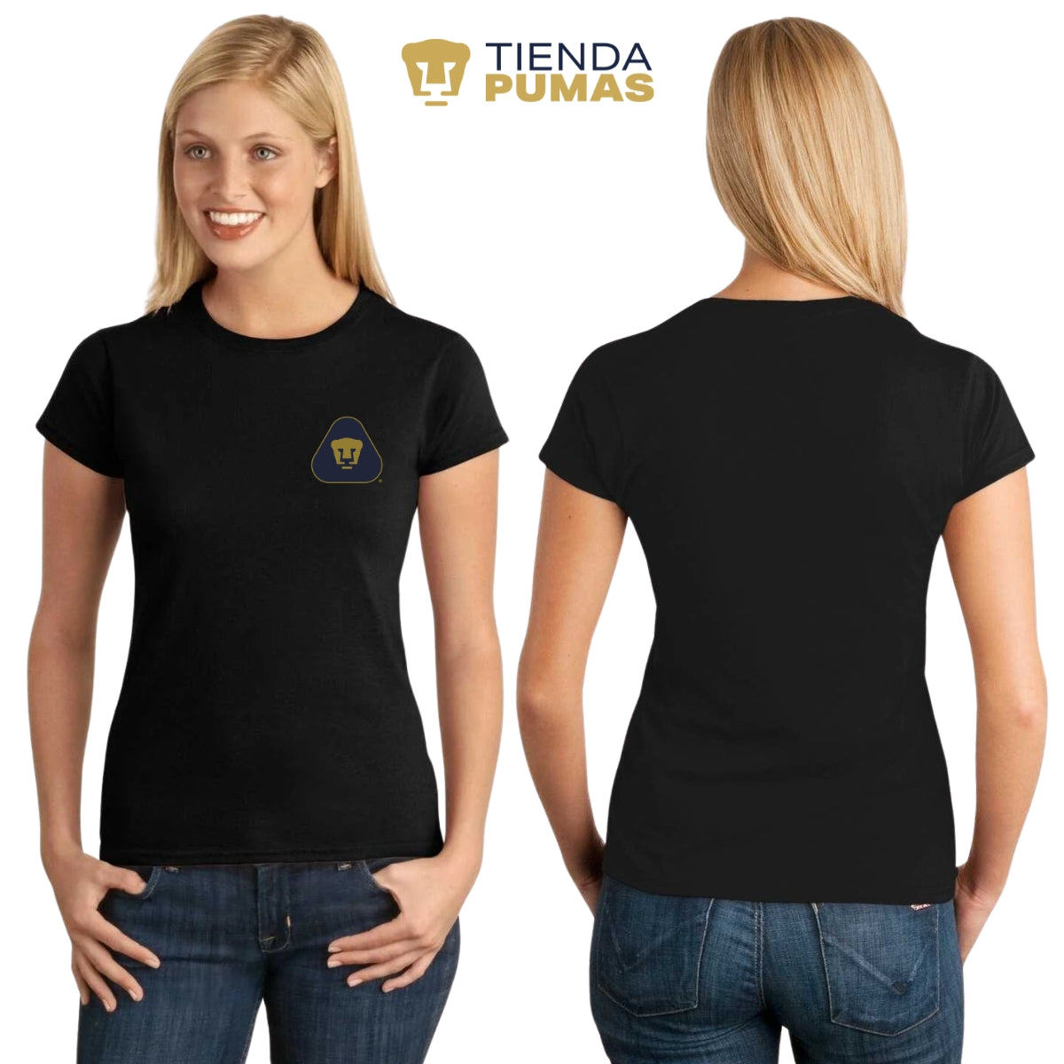 Playera Mujer Pumas UNAM Blank Triangular