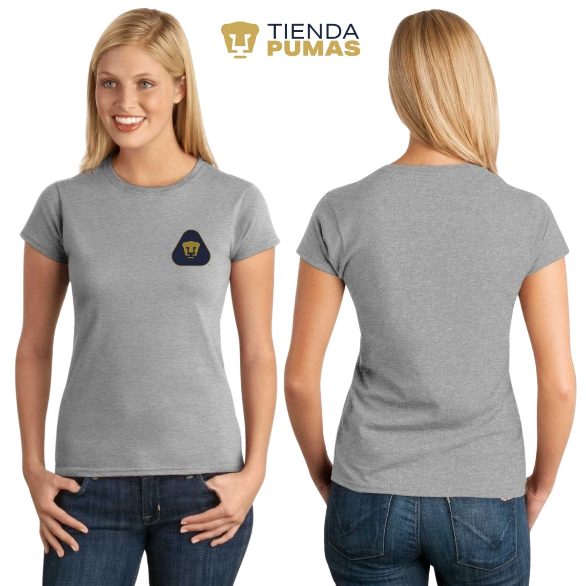 Playera Mujer Pumas UNAM Blank Triangular