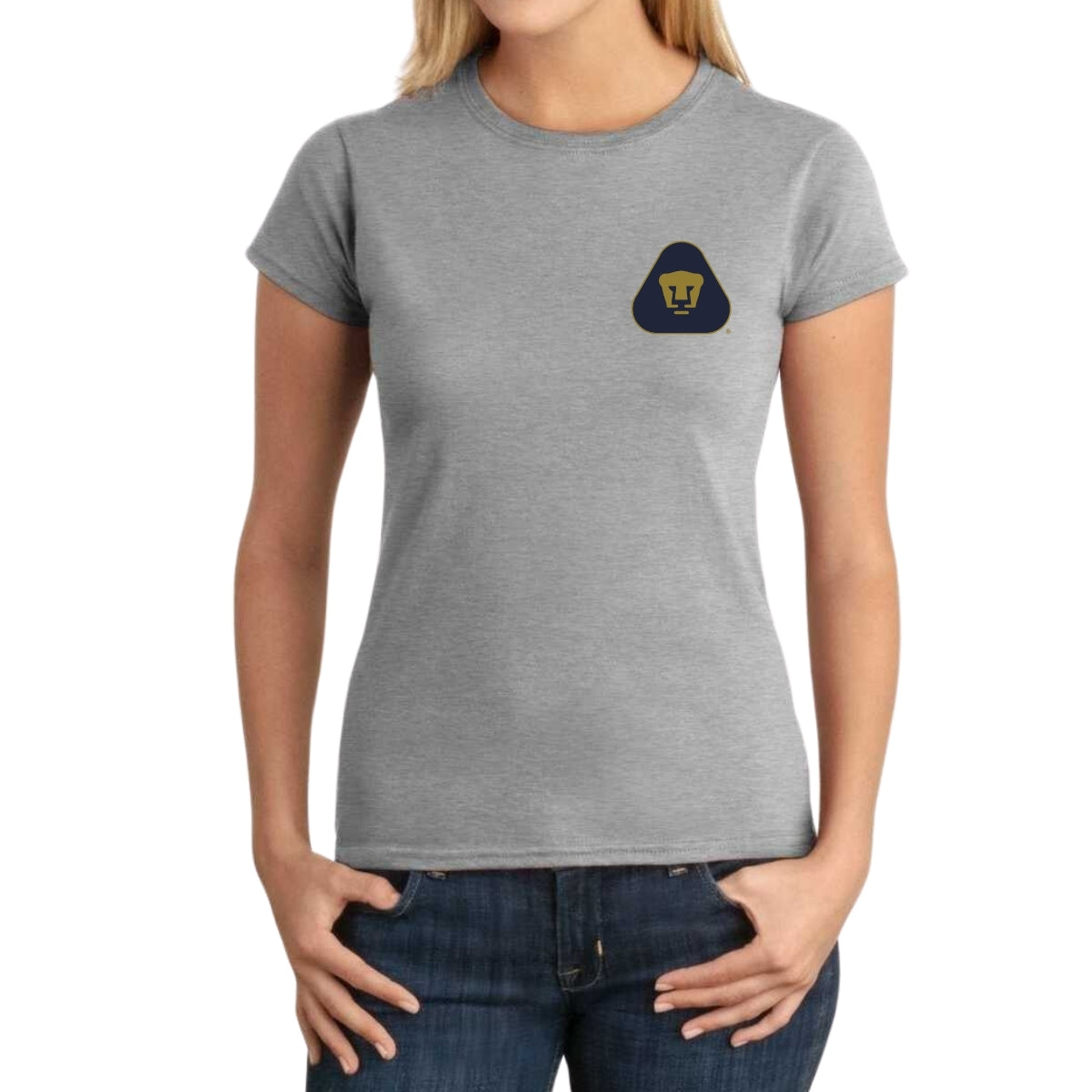 Playera Mujer Pumas UNAM Blank Triangular