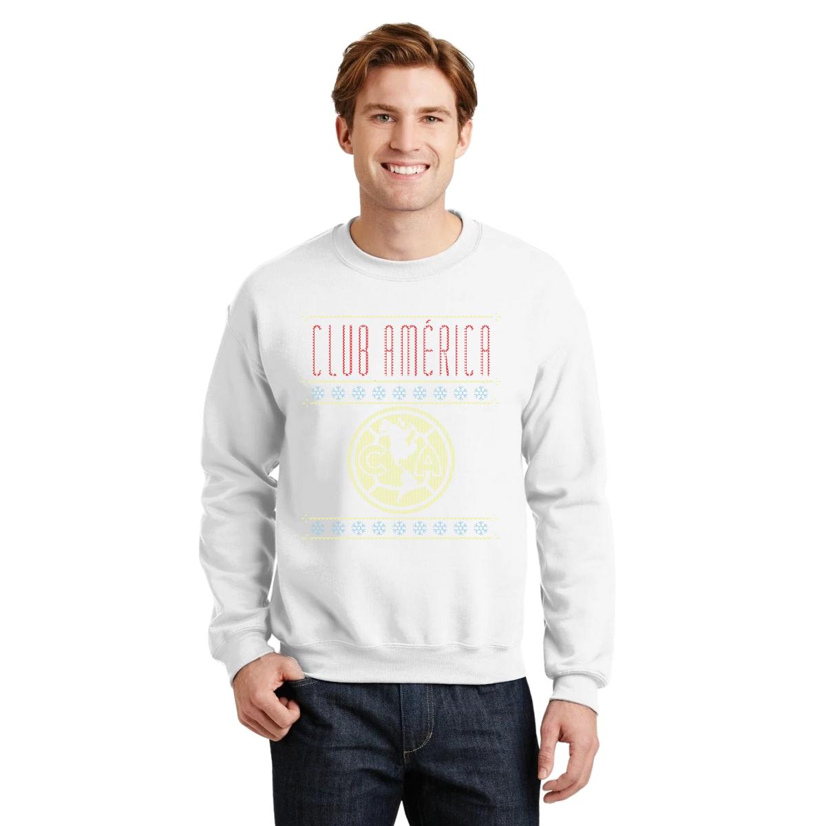 America Aguilas Sudadera Blanca Club America SUDADERA DE CUELLO