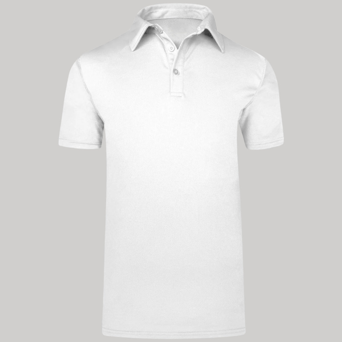 Playera Tipo Polo Pro Dry Hombre Blue & White Poliéster