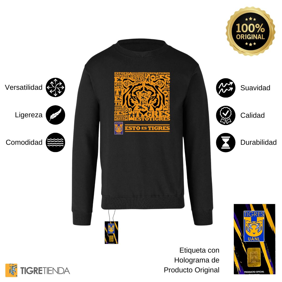 Sudadera Mujer Tigres UANL Esto es Tigres