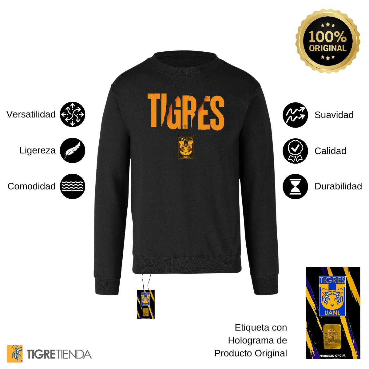 Sudadera Mujer Tigres UANL Escudo UANL