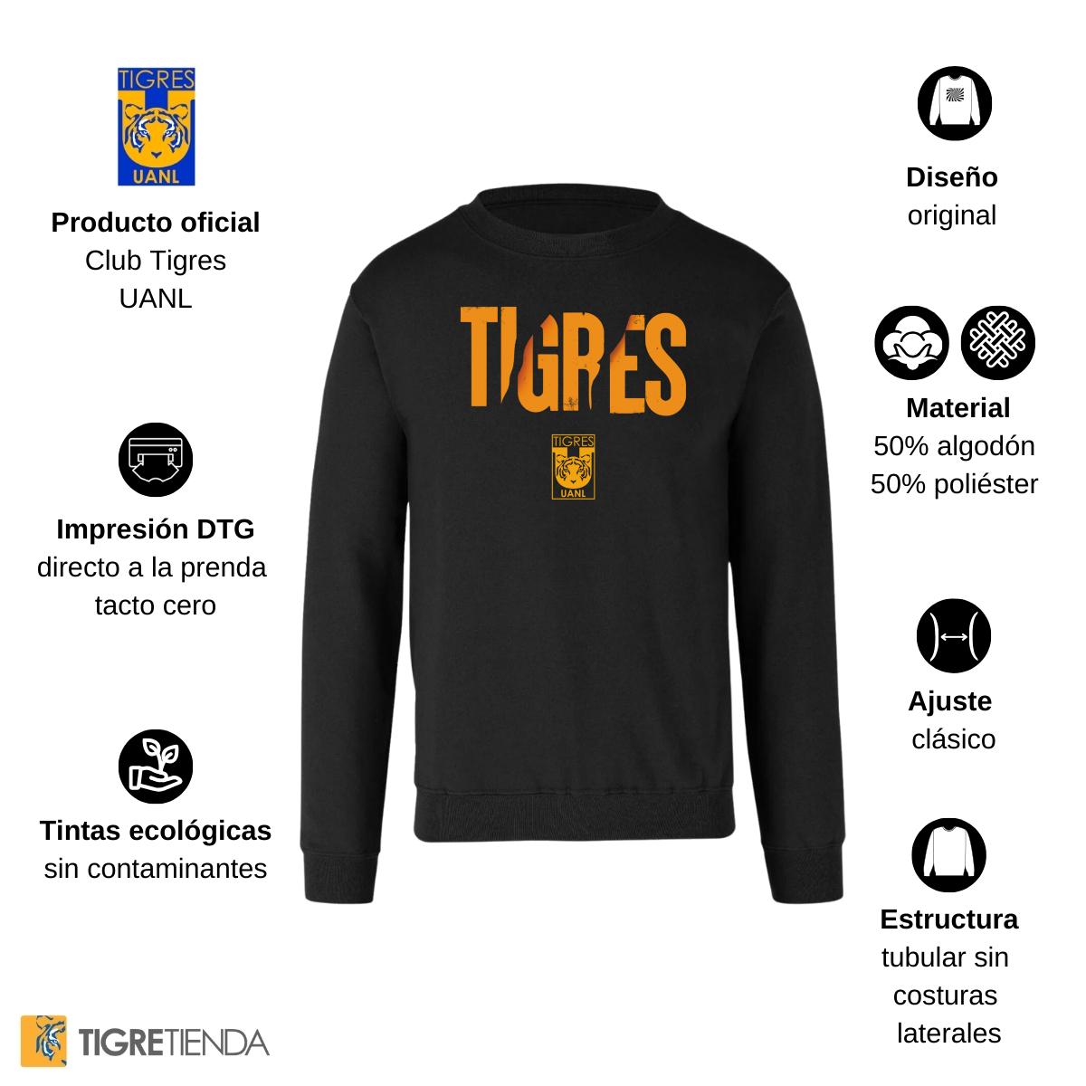 Sudadera Mujer Tigres UANL Escudo UANL