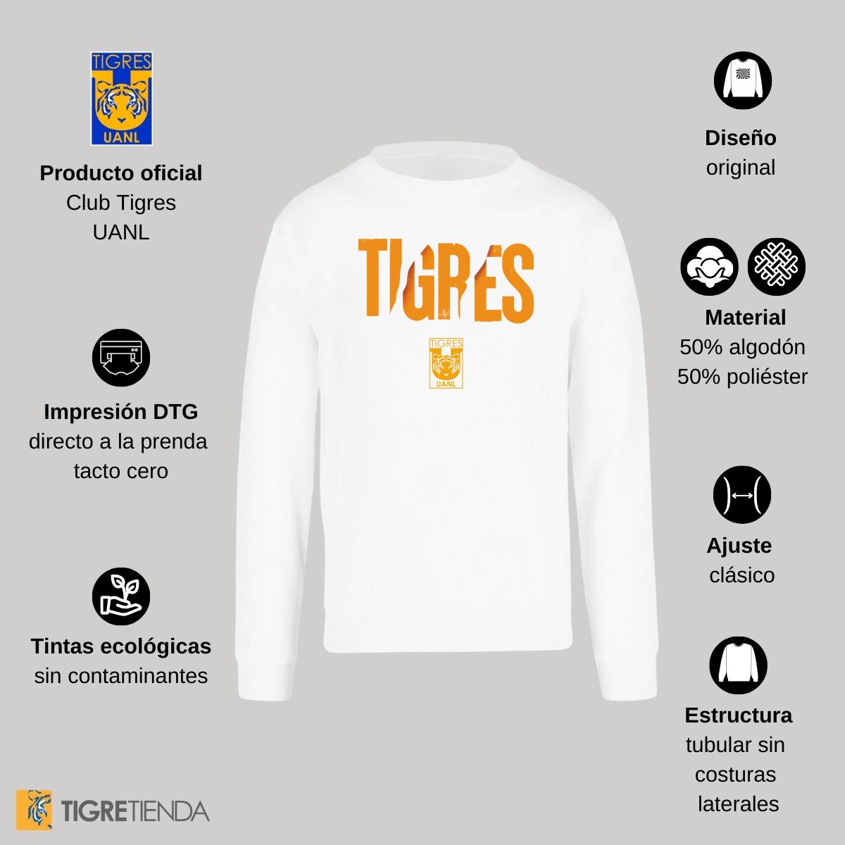 Sudadera Mujer Tigres UANL Escudo UANL