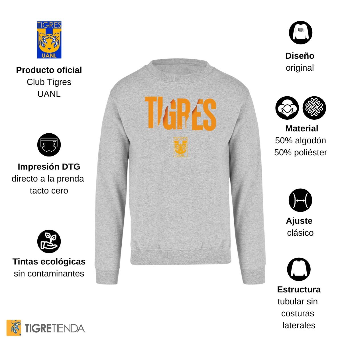 Sudadera Mujer Tigres UANL Escudo UANL