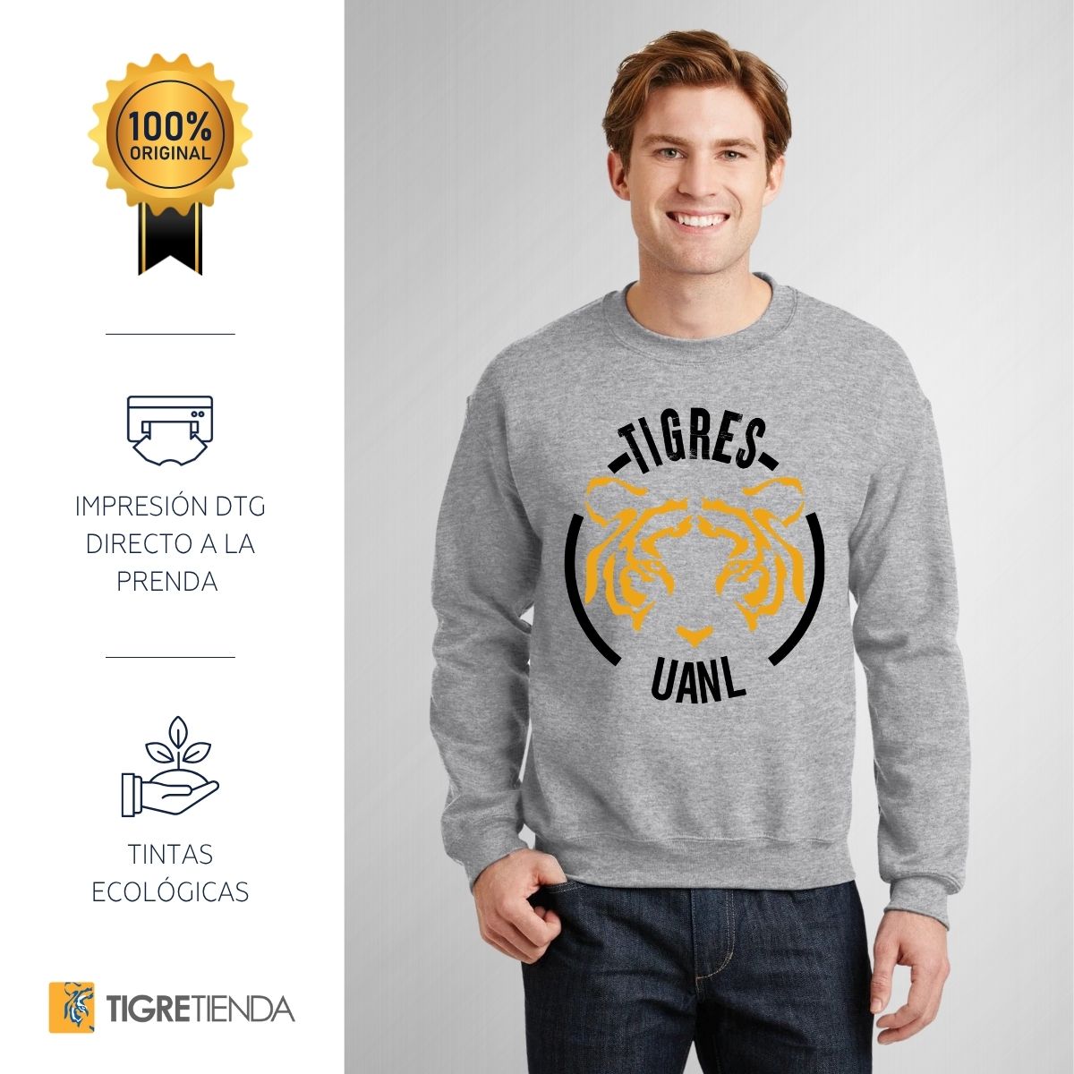 Sudadera Unisex Tigres Fanático UANL