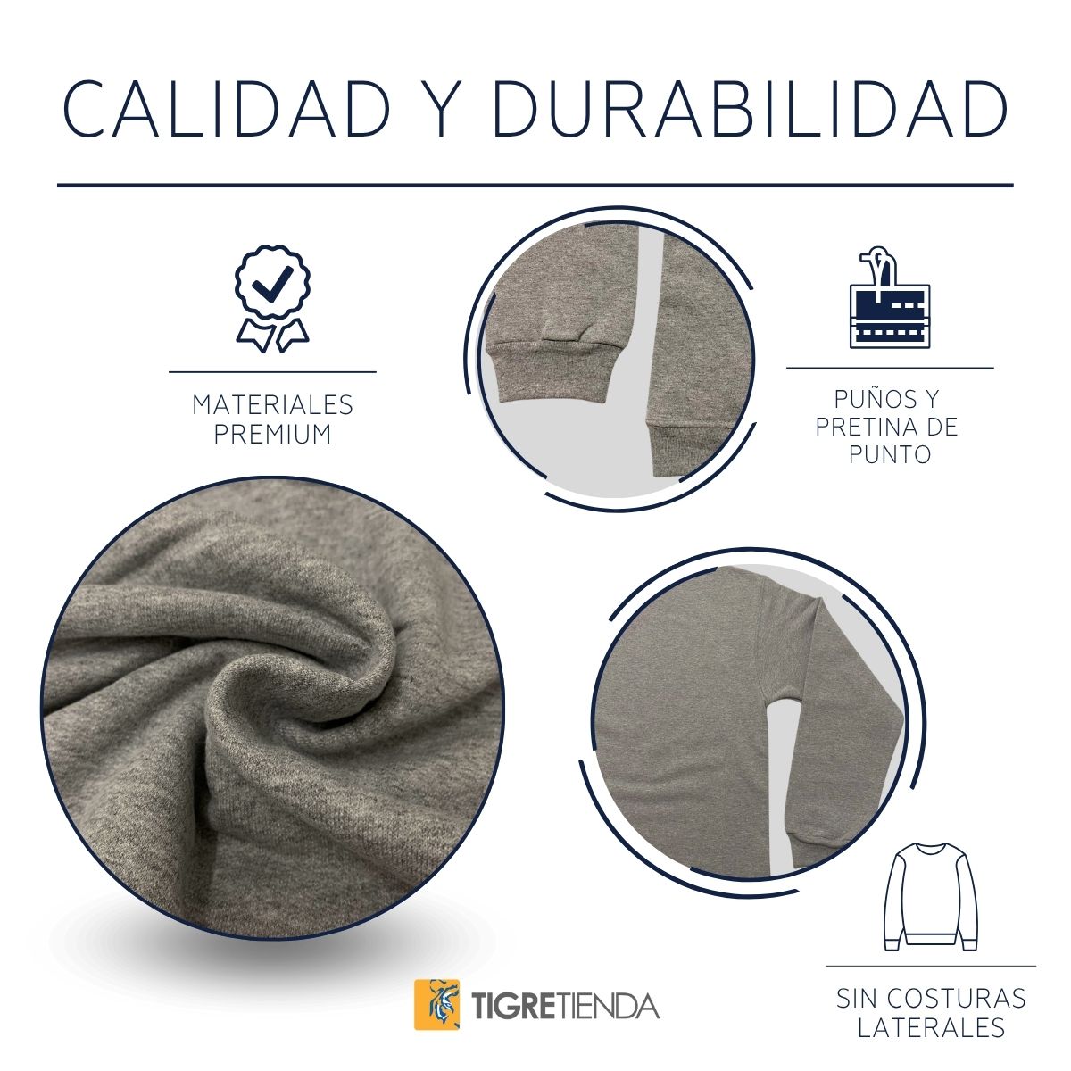 Sudadera Unisex Tigres Fanático UANL