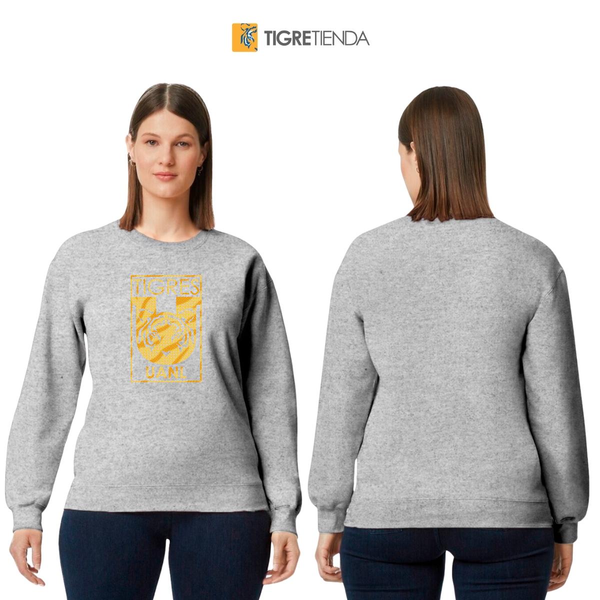 Sudadera Mujer Tigres UANL Escudo