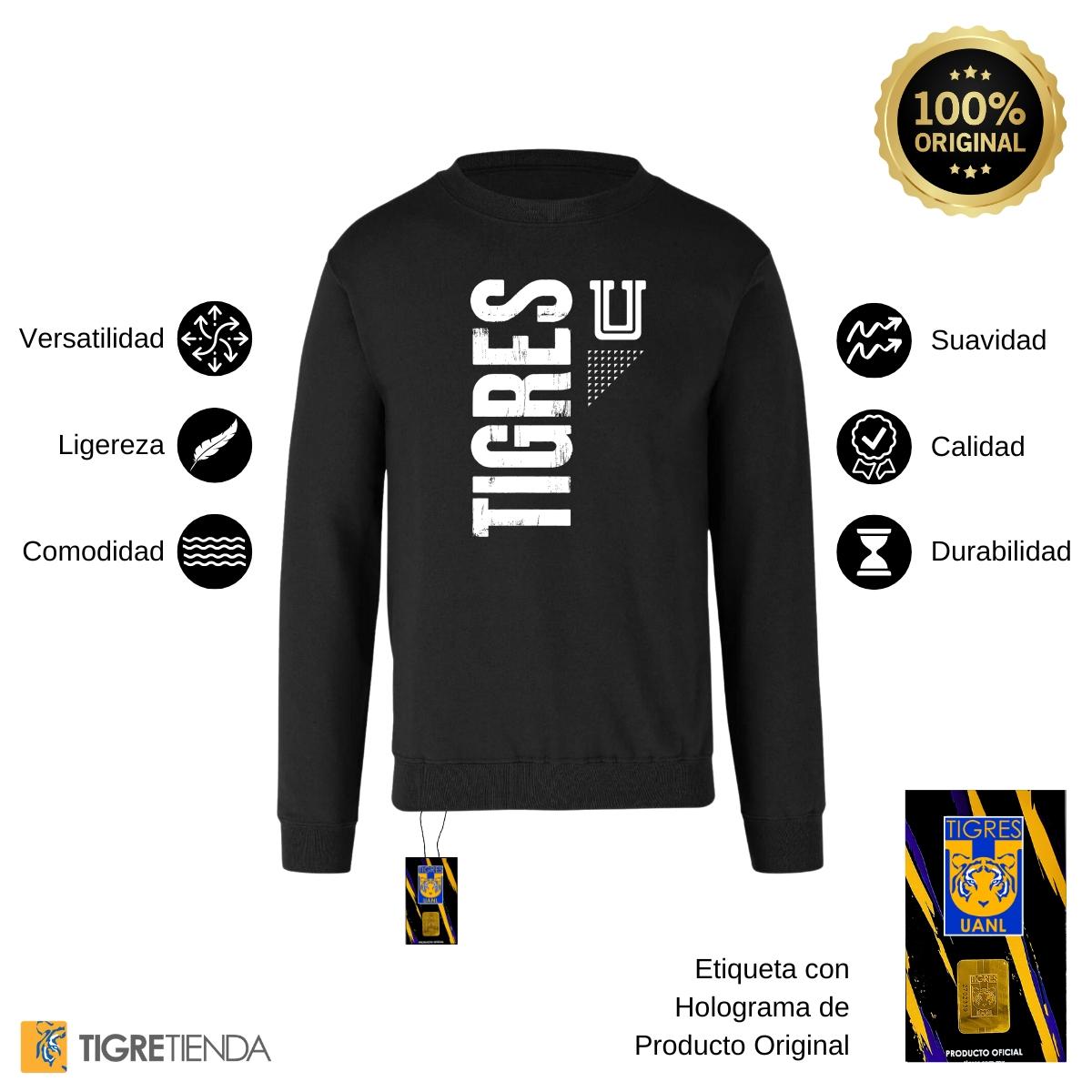 Sudadera Mujer Tigres UANL U Tigres Vertical