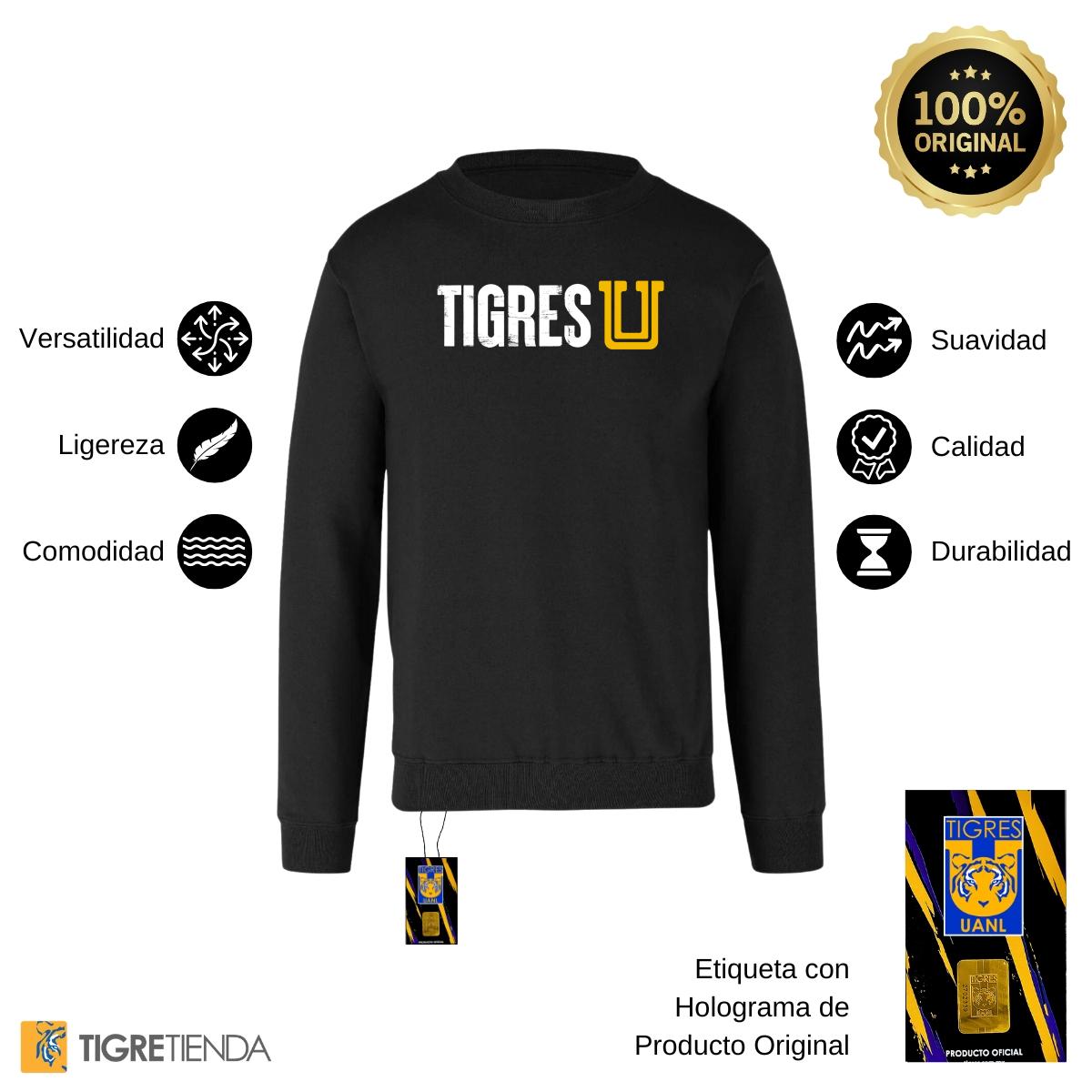 Sudadera Mujer Tigres UANL U Tigres Horizontal