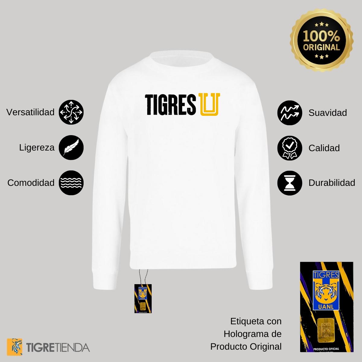 Sudadera Mujer Tigres UANL U Tigres Horizontal