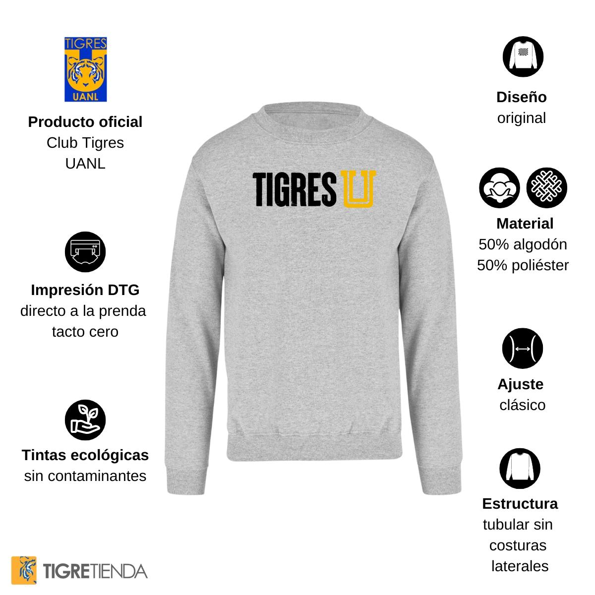 Sudadera Mujer Tigres UANL U Tigres Horizontal