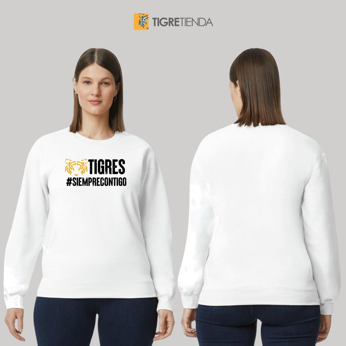 Sudadera Mujer Tigres UANL Siempre contigo