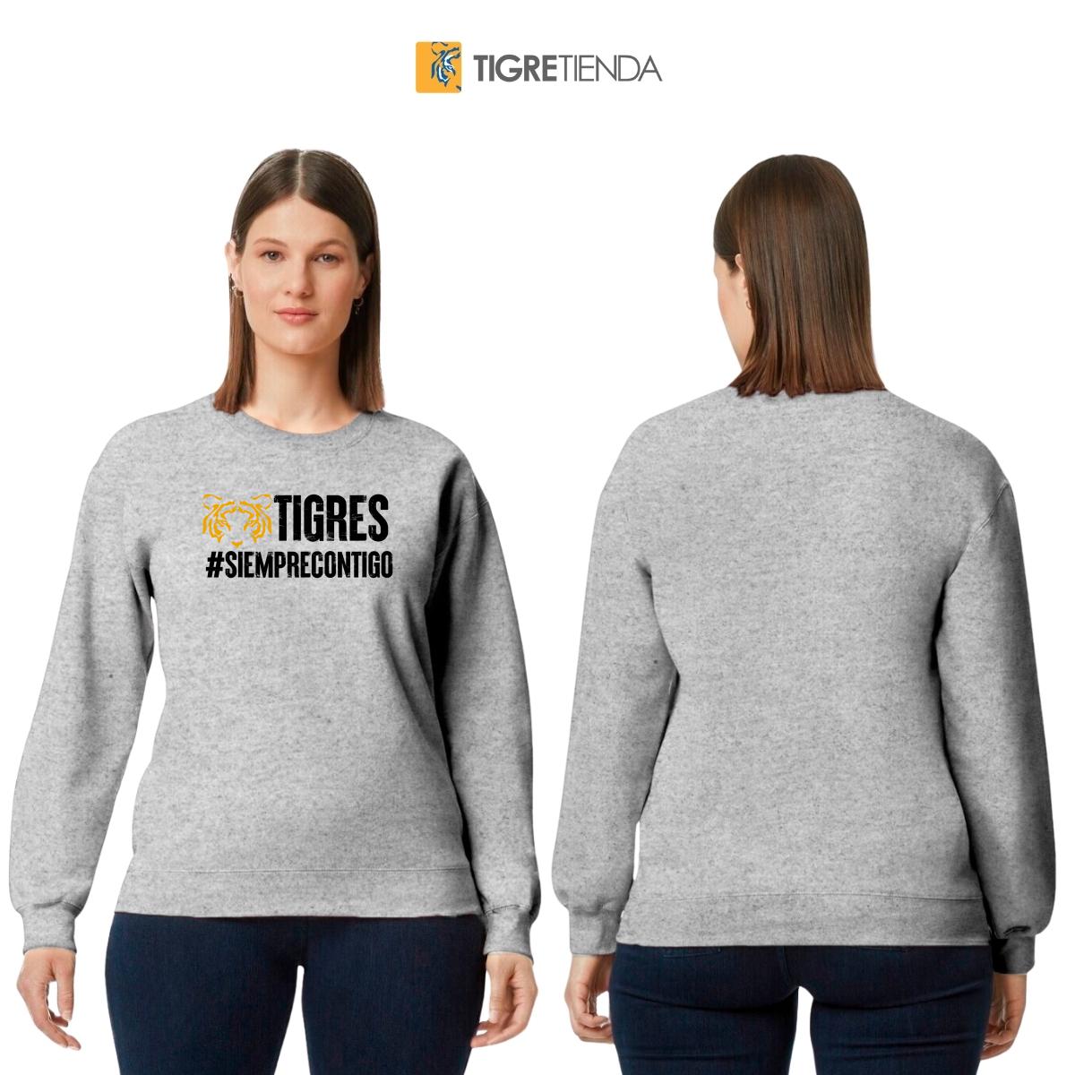 Sudadera Mujer Tigres UANL Siempre contigo